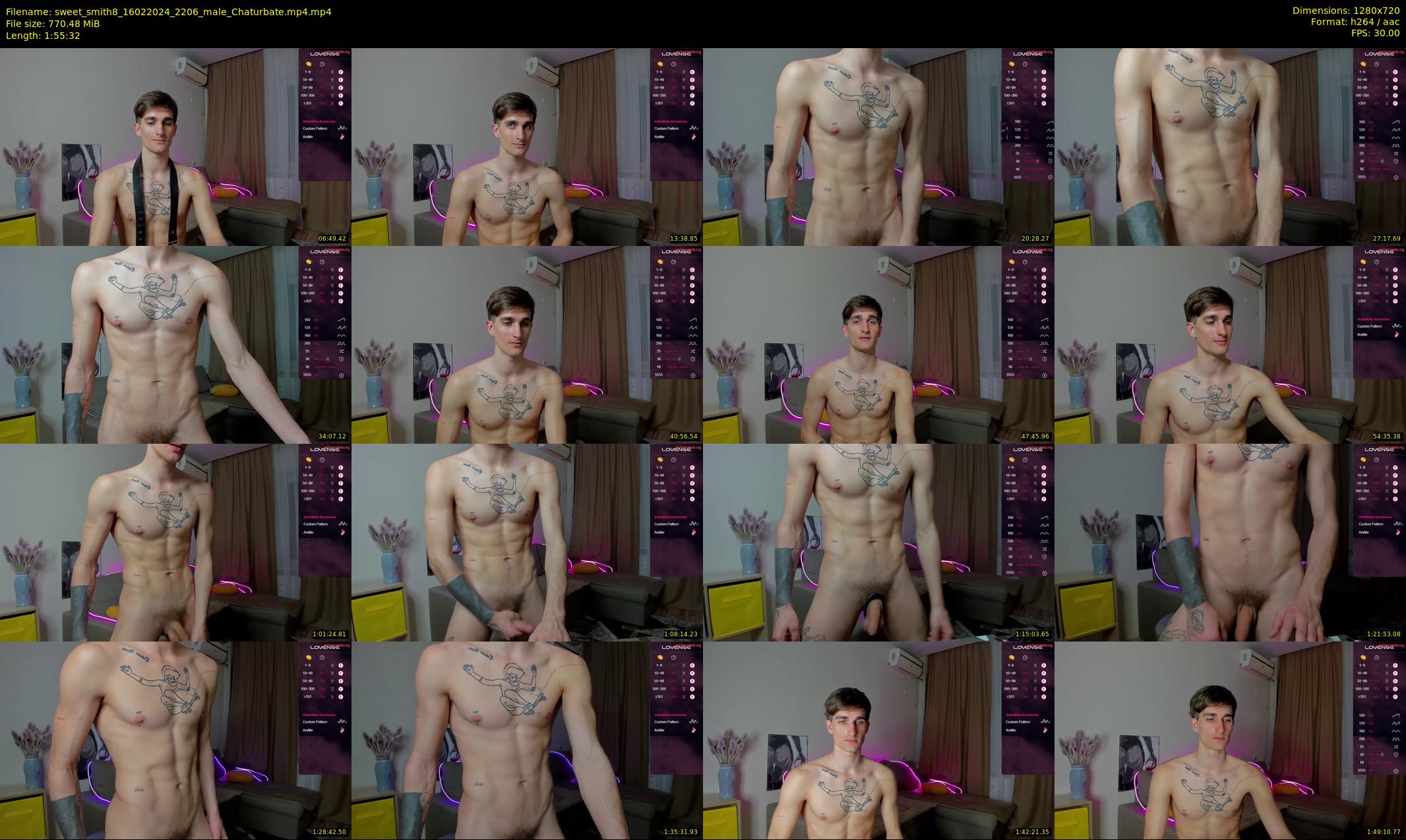 sweet_smith8 — 116 minute Chaturbate male cam show recording, 720p, Feb 16, 2024
