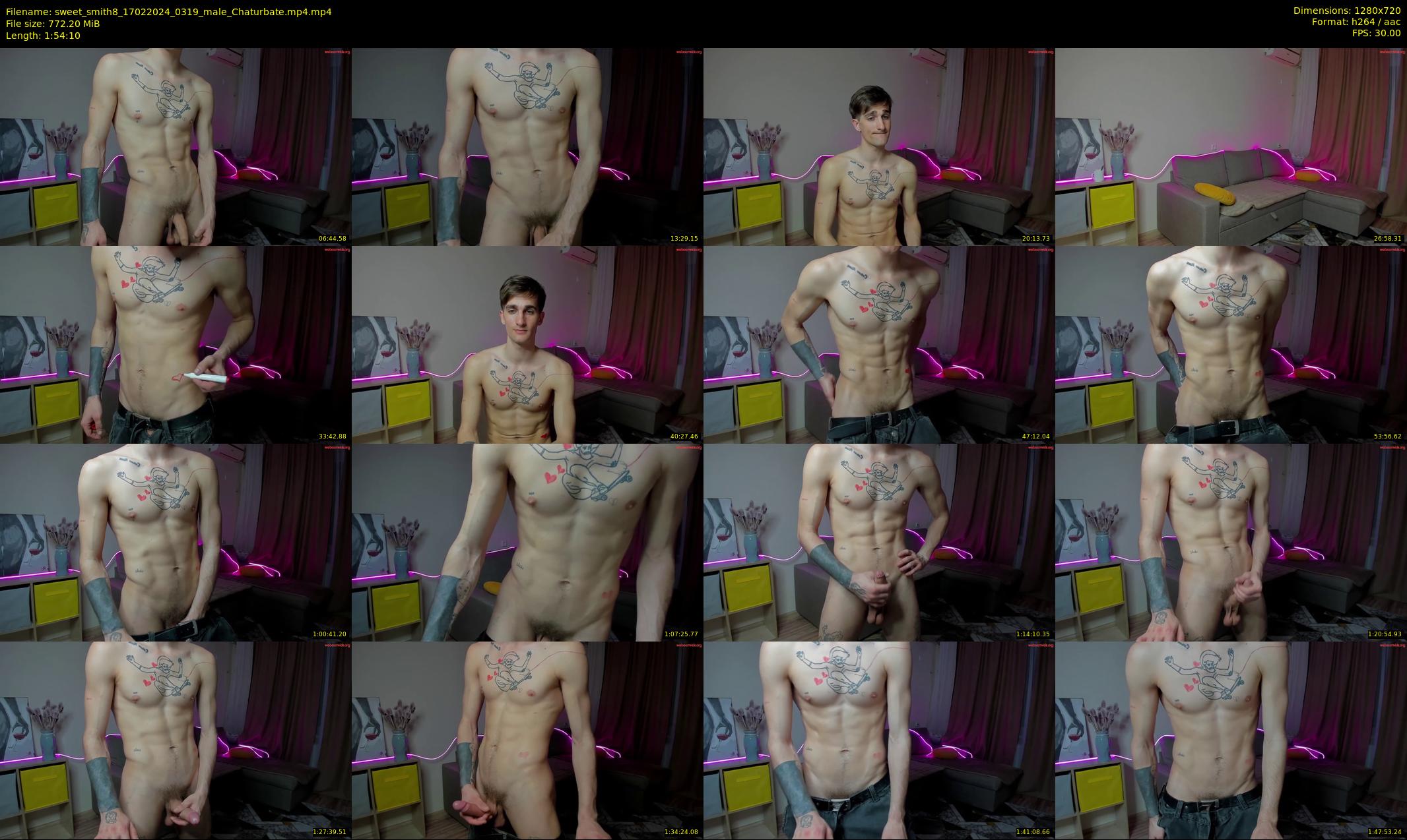 sweet_smith8 — 115 minute Chaturbate male cam show recording, 720p, Feb 17, 2024