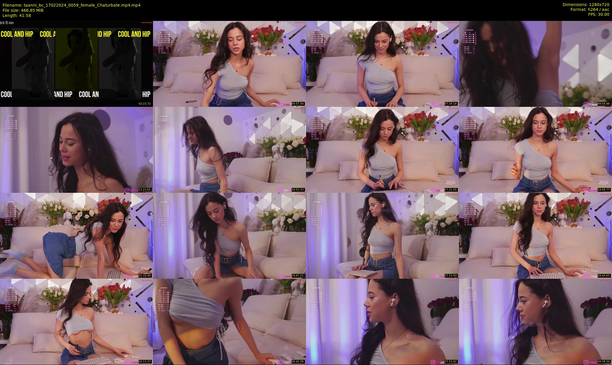 taanni_bc — 42 minute Chaturbate female cam show recording, 720p, Feb 17, 2024