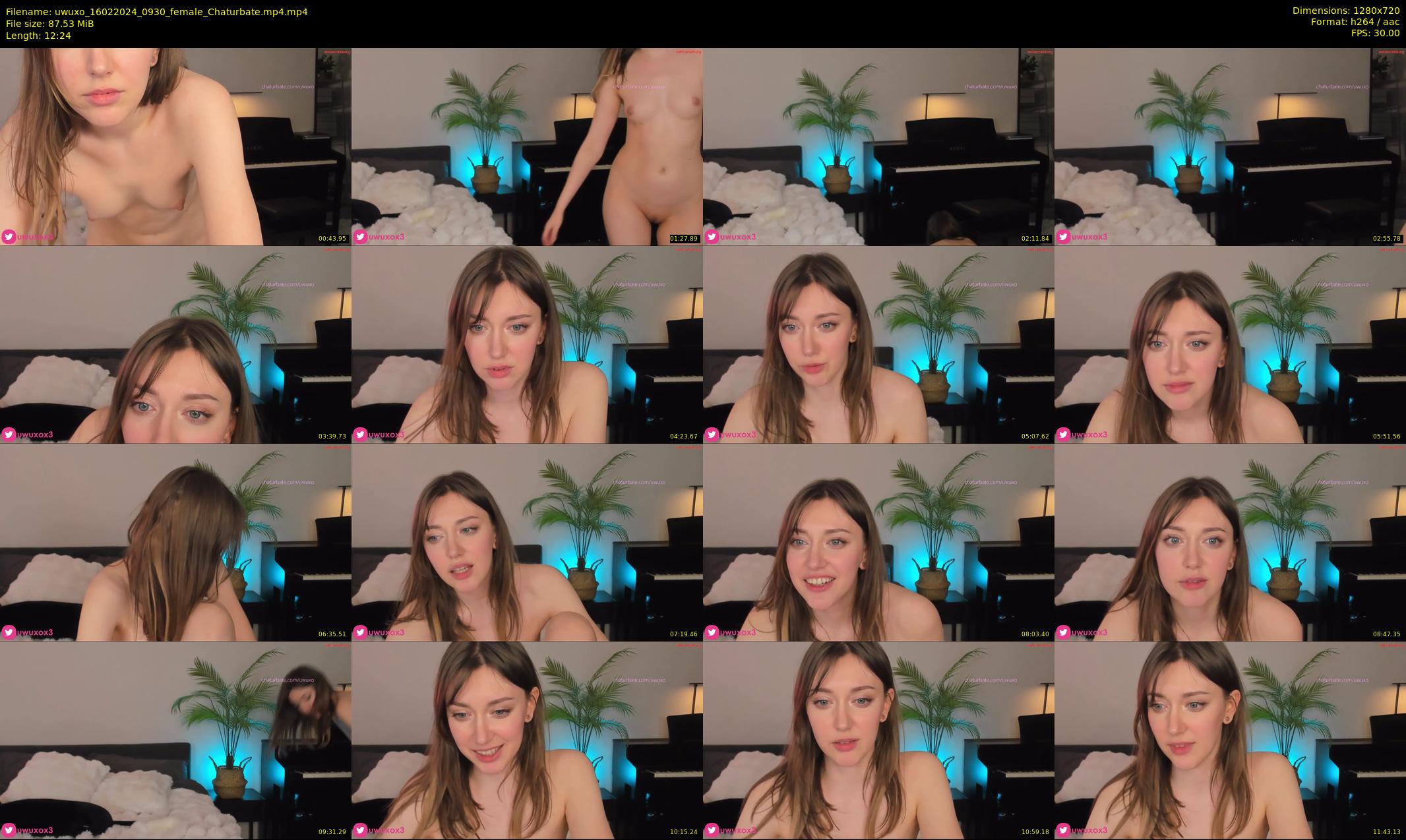uwuxo — 13 minute Chaturbate female cam show recording, 720p, Feb 16, 2024