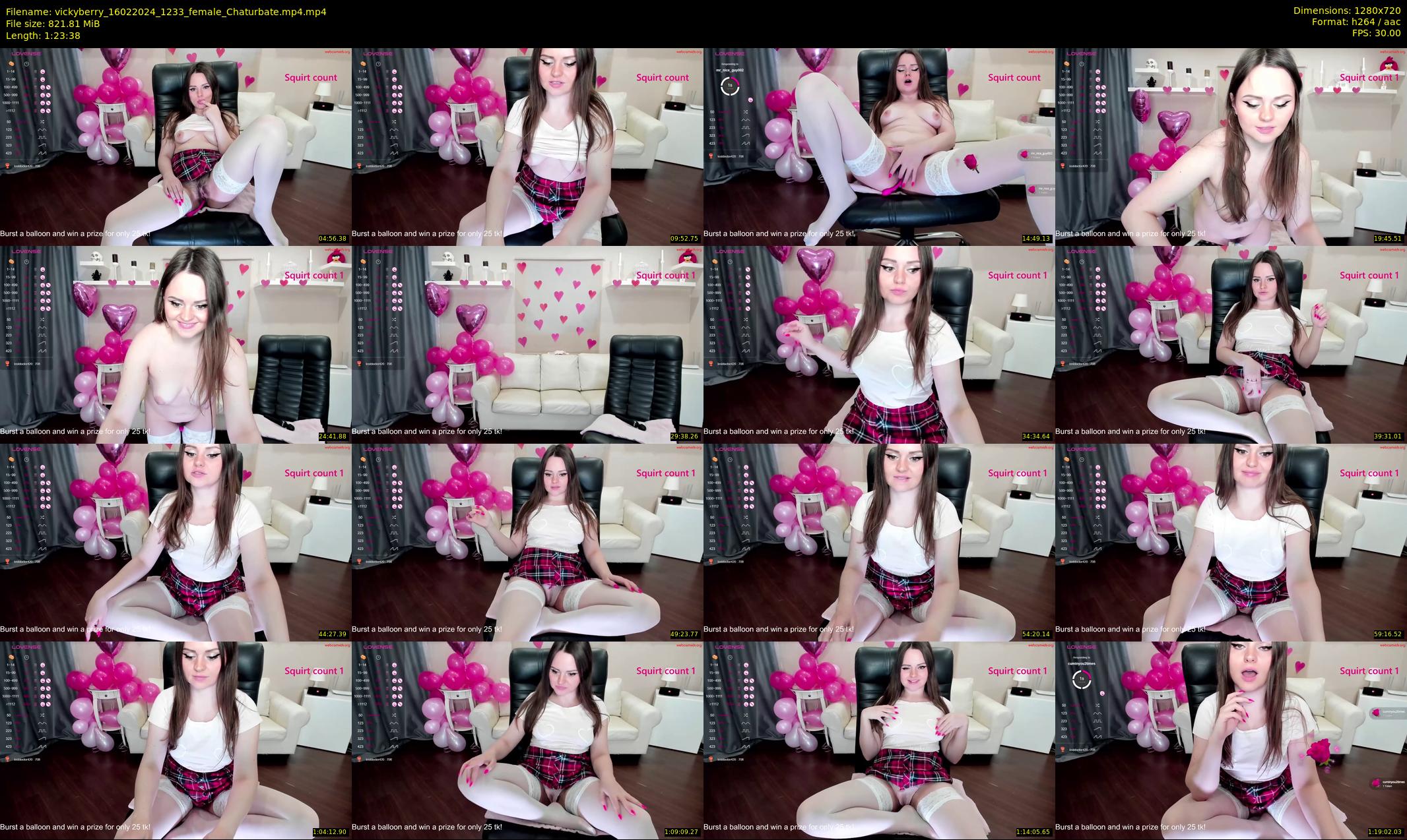 vickyberry — 84 minute Chaturbate female cam show recording, 720p, Feb 16, 2024