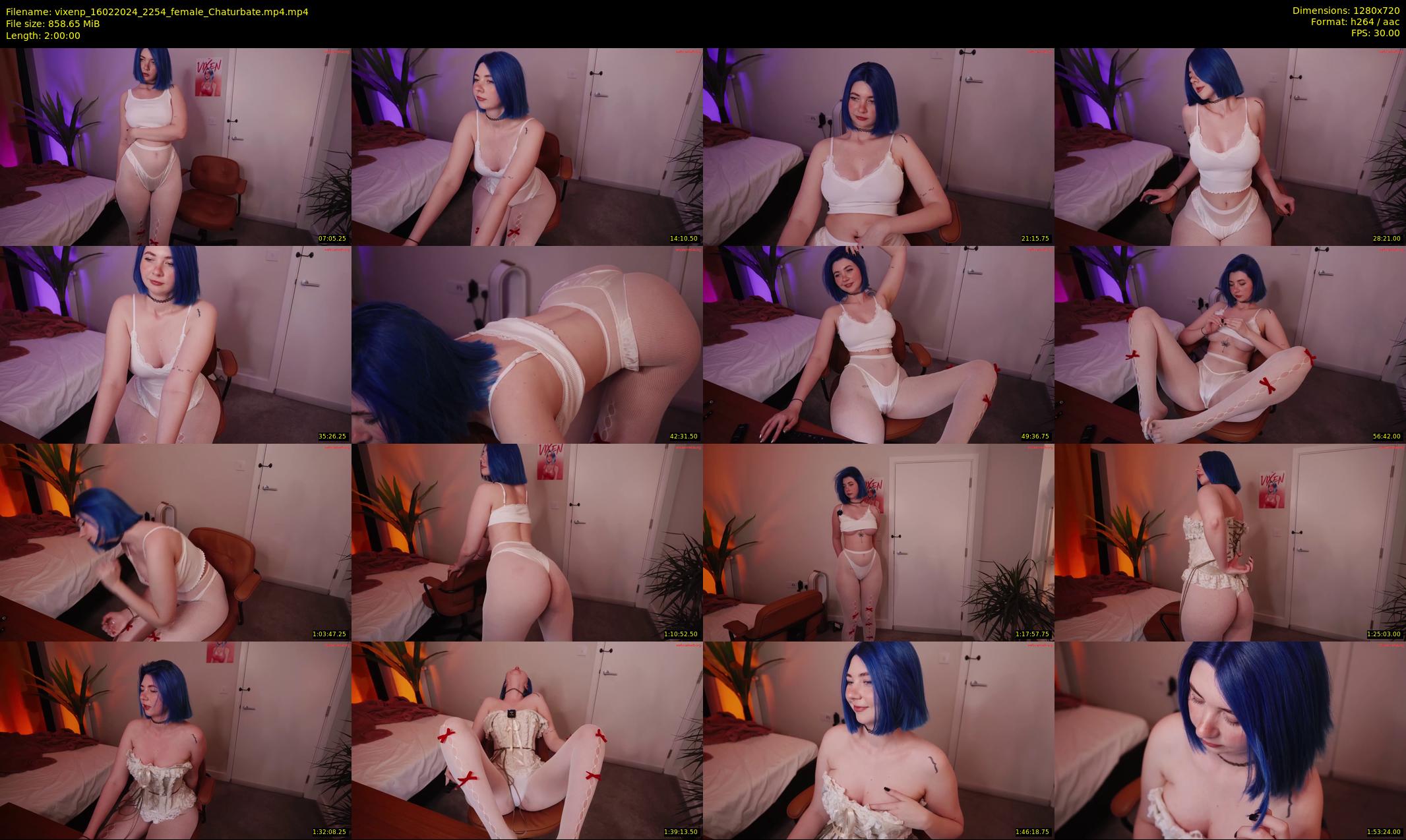 vixenp — 120 minute Chaturbate female cam show recording, 720p, Feb 16, 2024