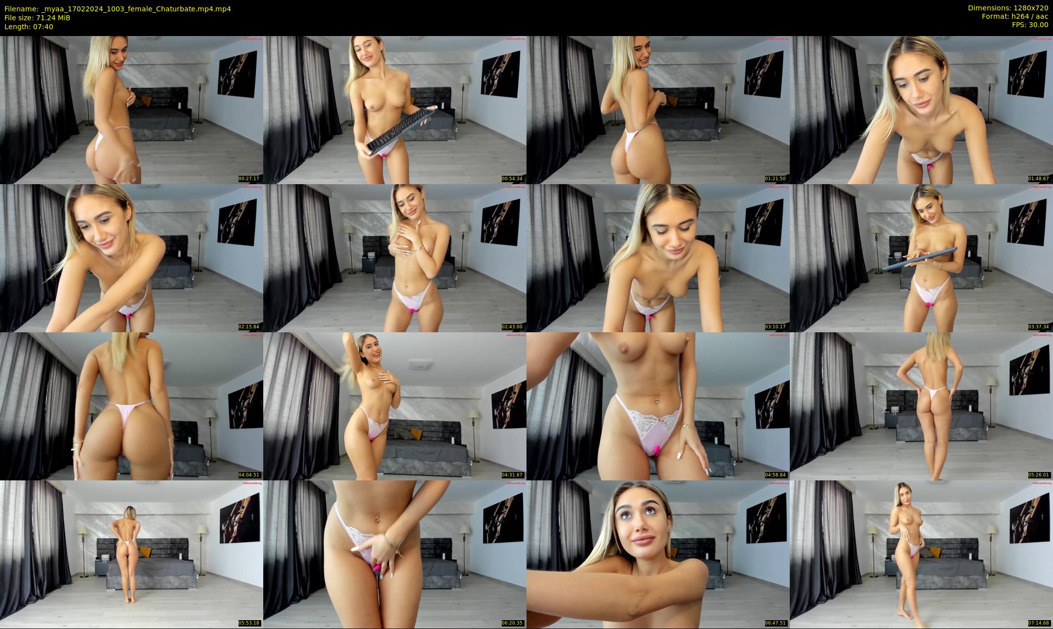 _myaa — 8 minute Chaturbate female cam show recording, 720p, Feb 17, 2024