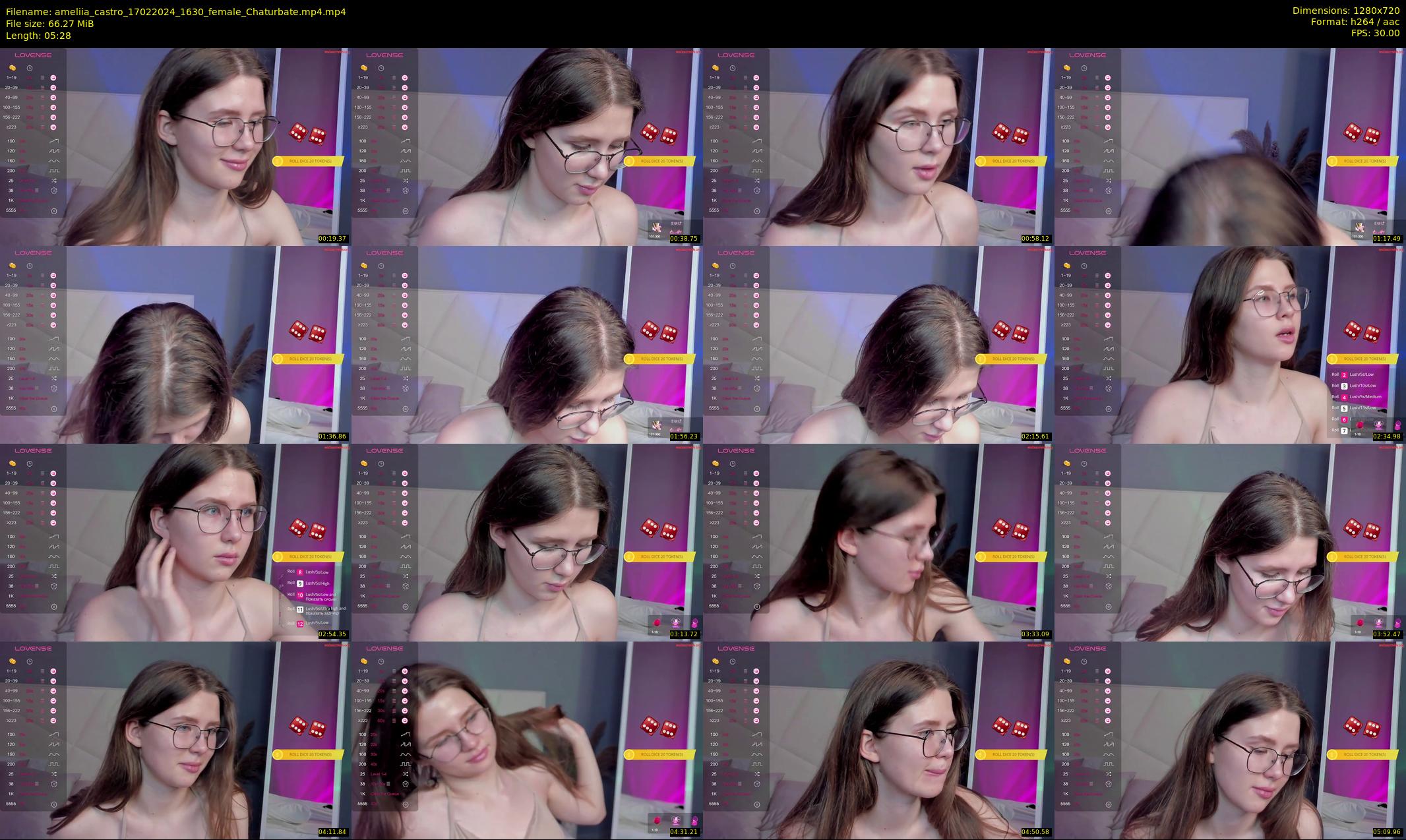 ameliia_castro — 6 minute Chaturbate female cam show recording, 720p, Feb 17, 2024