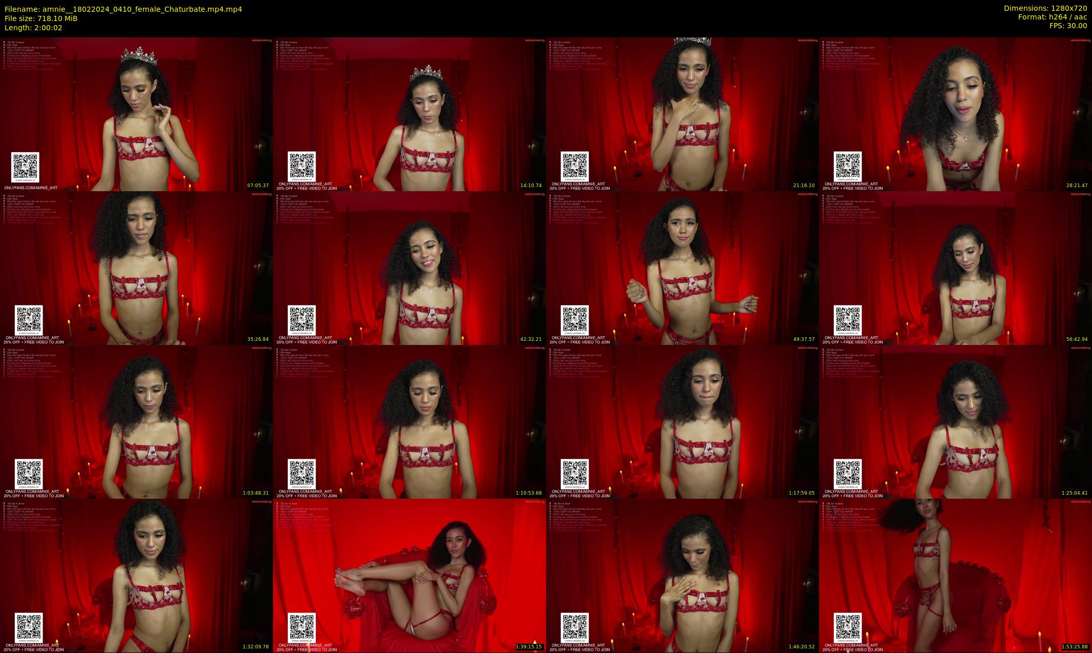 amnie_ — 121 minute Chaturbate female cam show recording, 720p, Feb 18, 2024
