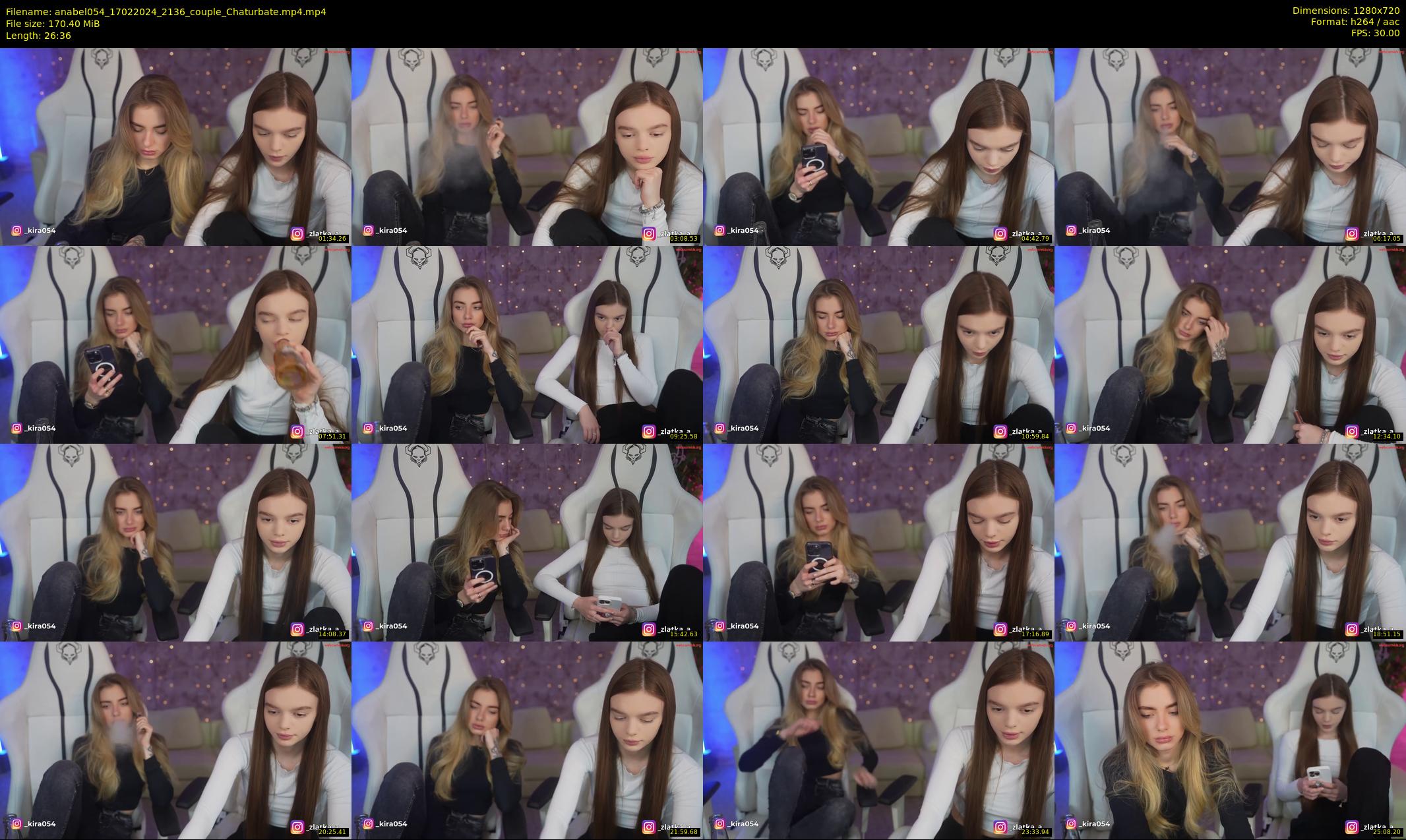 anabel054 — 27 minute Chaturbate female cam show recording, 720p, Feb 17, 2024