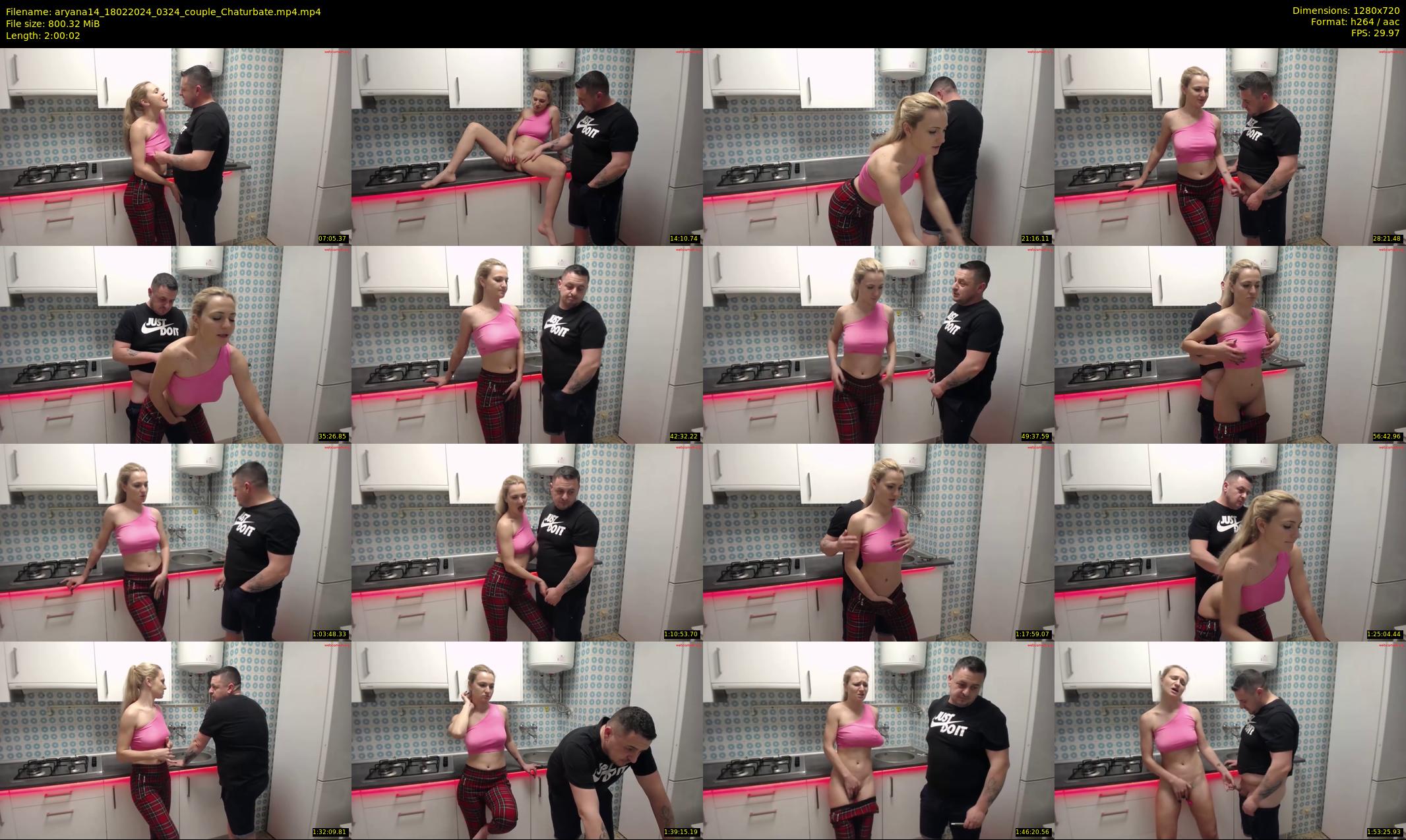 aryana14 — 121 minute Chaturbate couple cam show recording, 720p, Feb 18, 2024