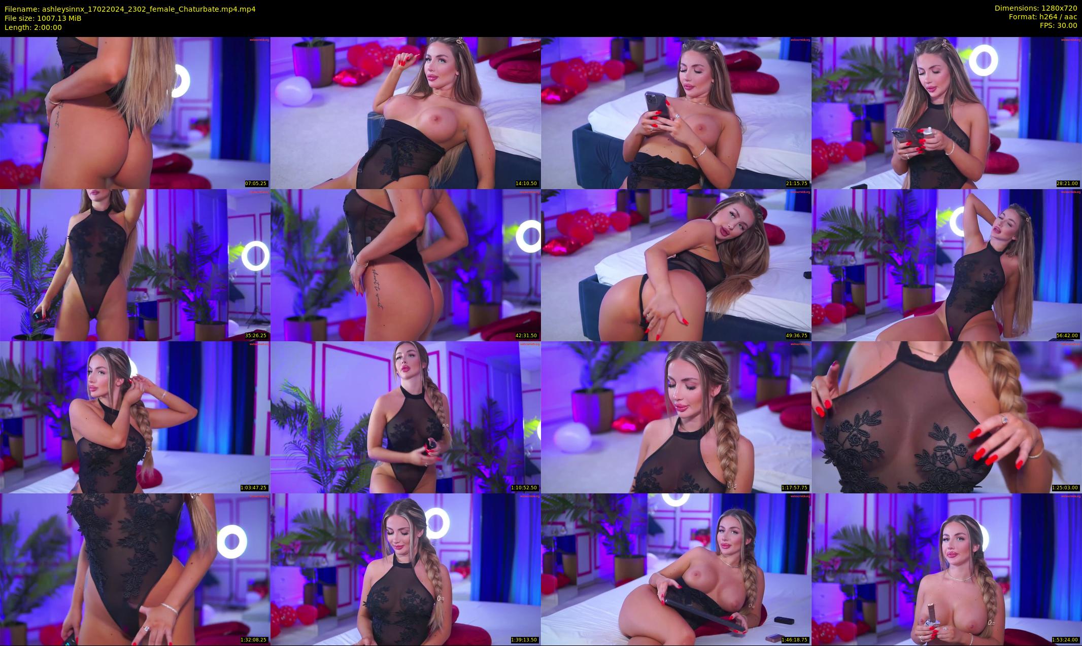 ashleysinnx — 120 minute Chaturbate female cam show recording, 720p, Feb 17, 2024