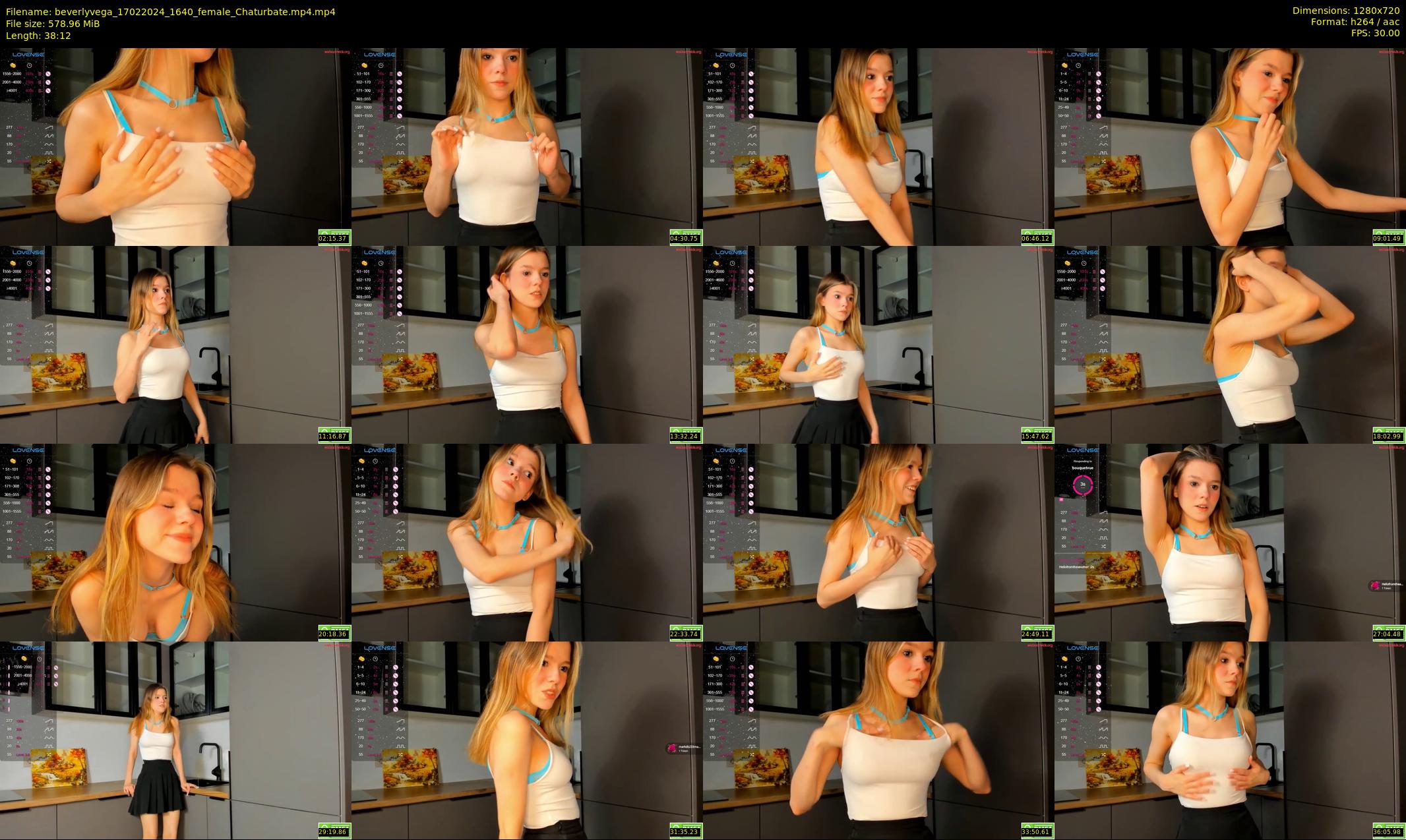 beverlyvega — 39 minute Chaturbate couple cam show recording, 720p, Feb 17, 2024