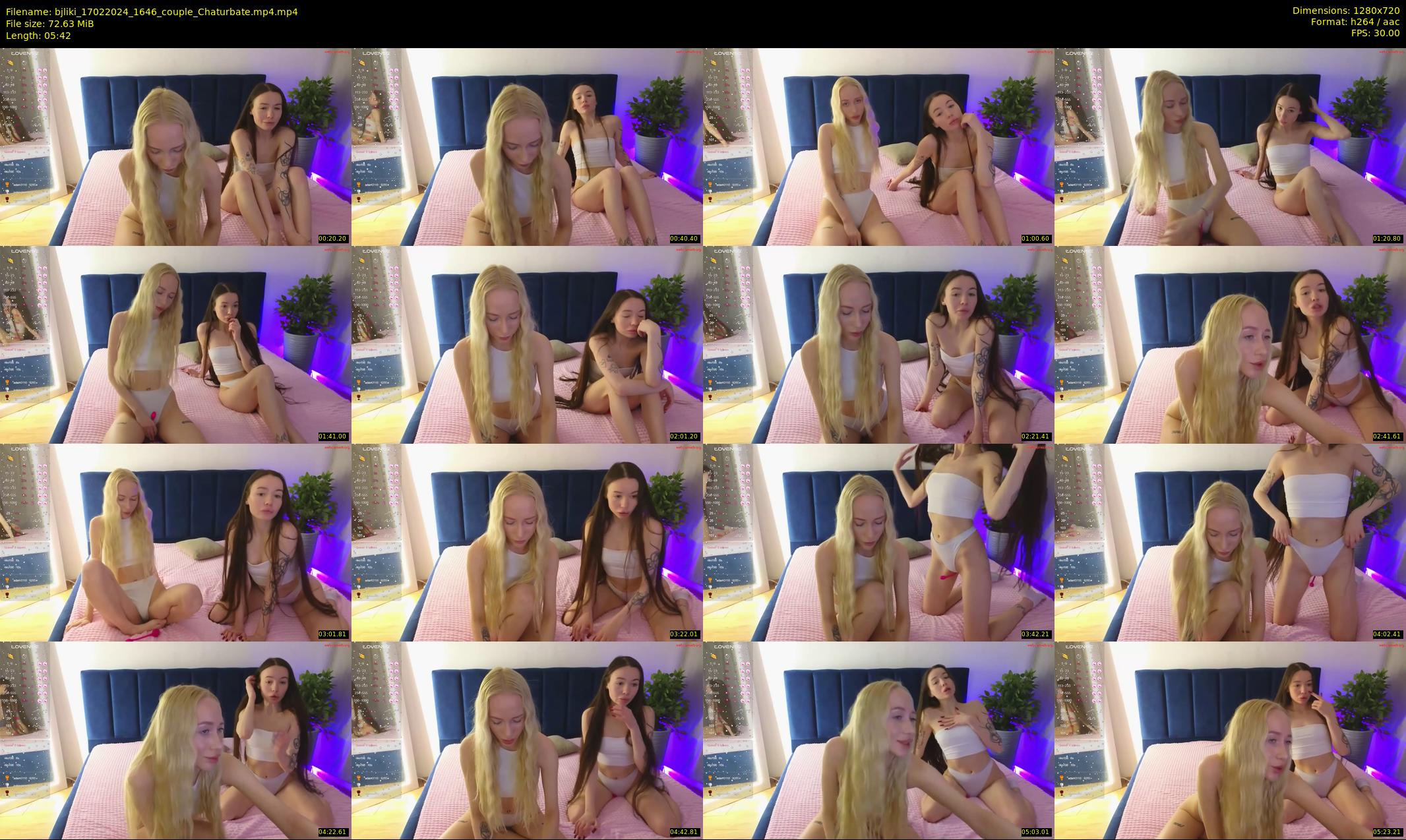 bjliki — 6 minute Chaturbate couple cam show recording, 720p, Feb 17, 2024
