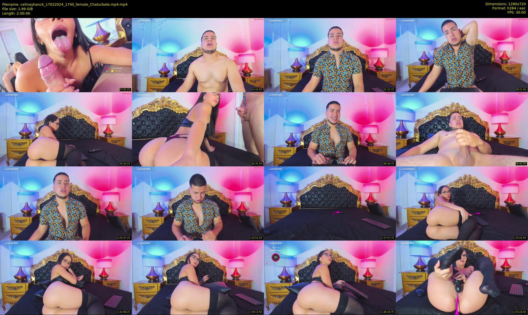 celinayhanck — 120 minute Chaturbate couple cam show recording, 720p, Feb 17, 2024