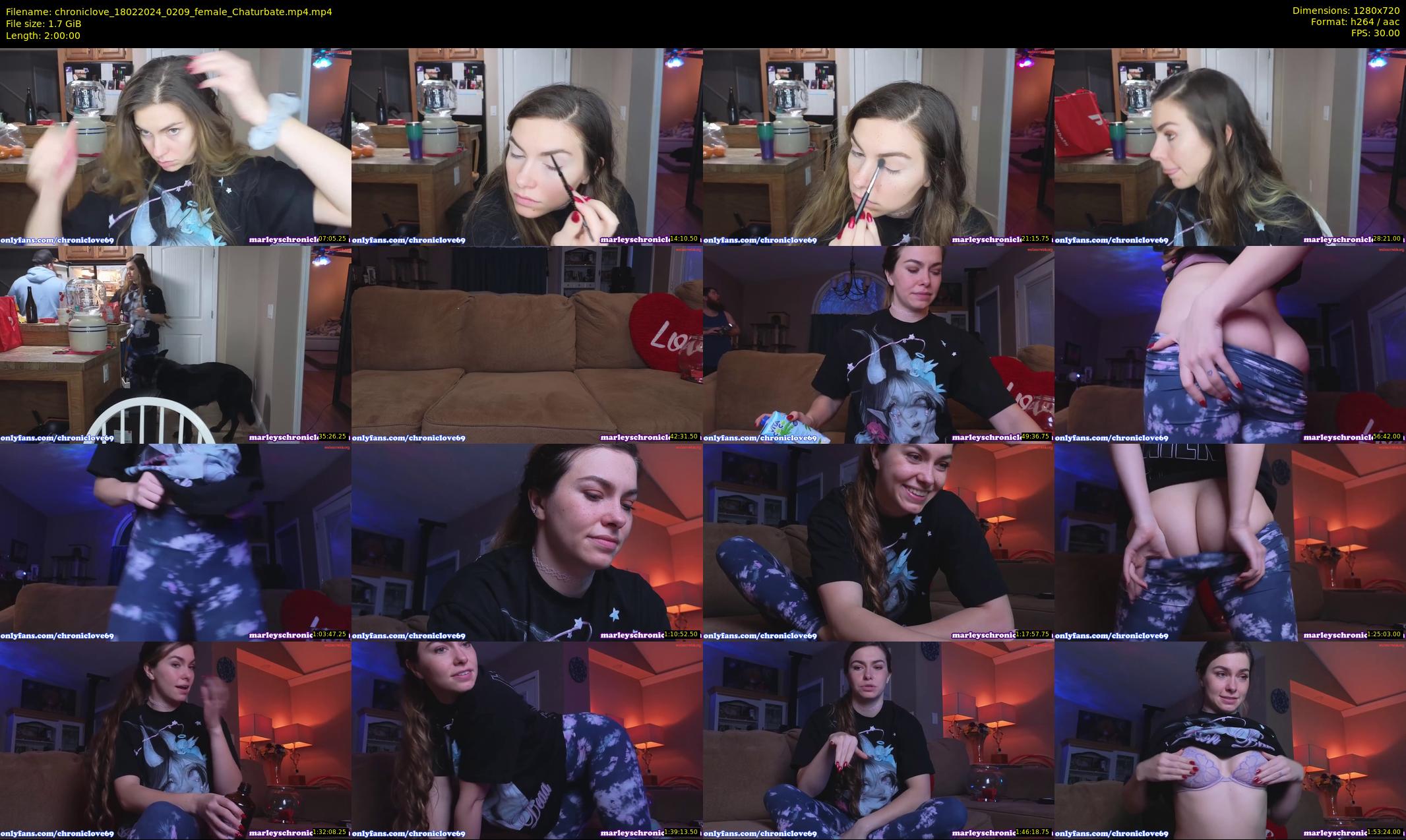 chroniclove — 120 minute Chaturbate female cam show recording, 720p, Feb 18, 2024