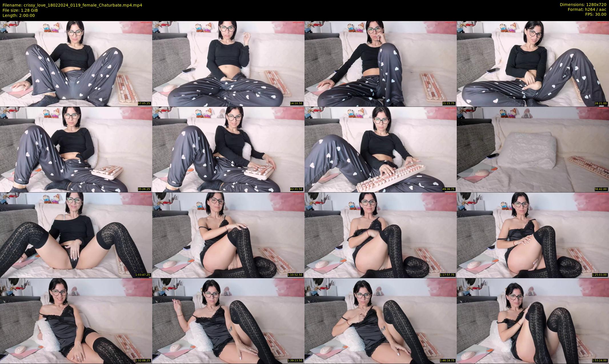 crissy_love — 120 minute Chaturbate female cam show recording, 720p, Feb 18, 2024