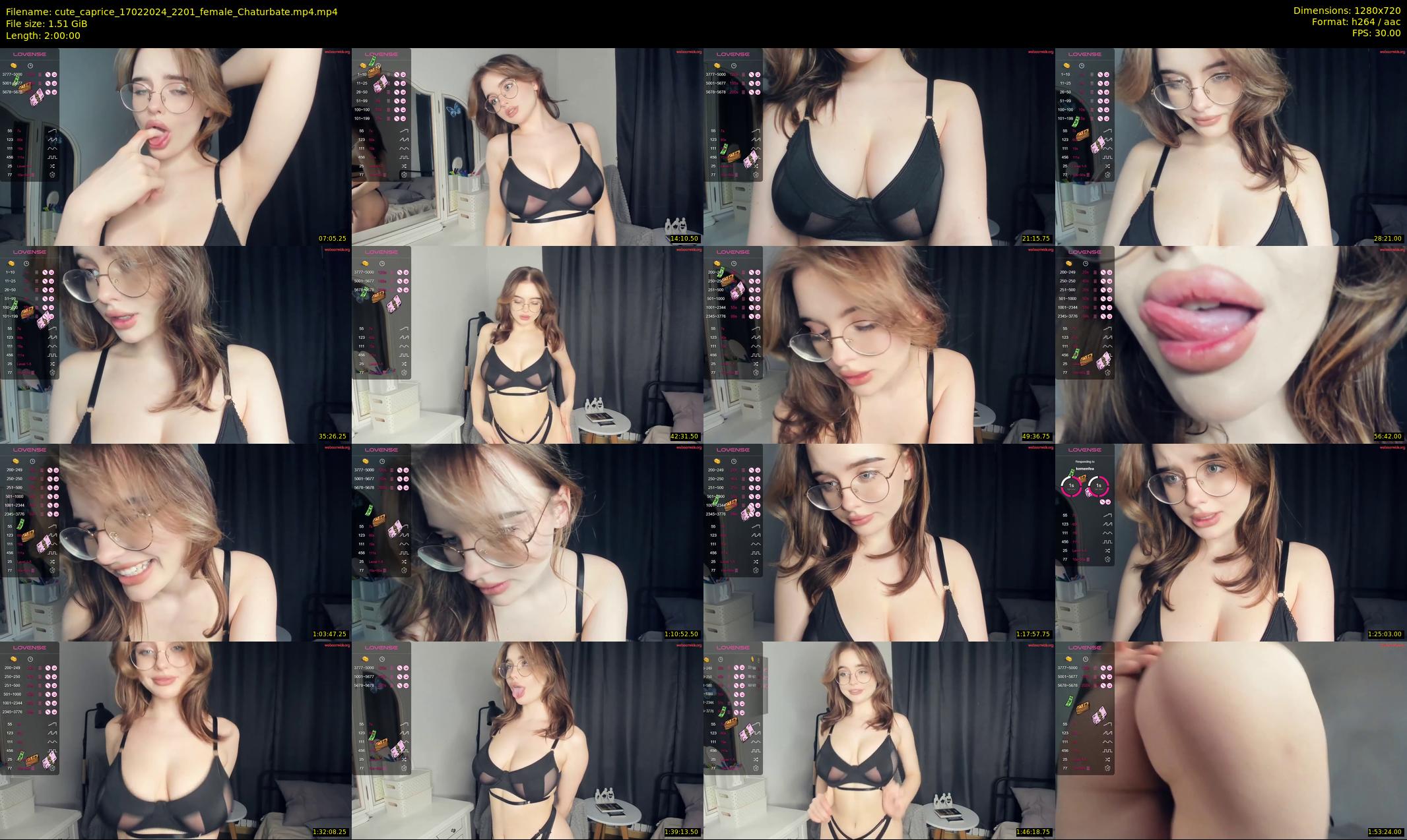 cute_caprice — 120 minute Chaturbate female cam show recording, 720p, Feb 17, 2024