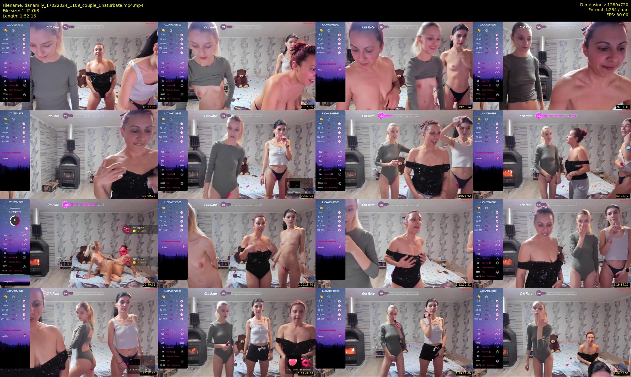 danamily — 113 minute Chaturbate female cam show recording, 720p, Feb 17, 2024
