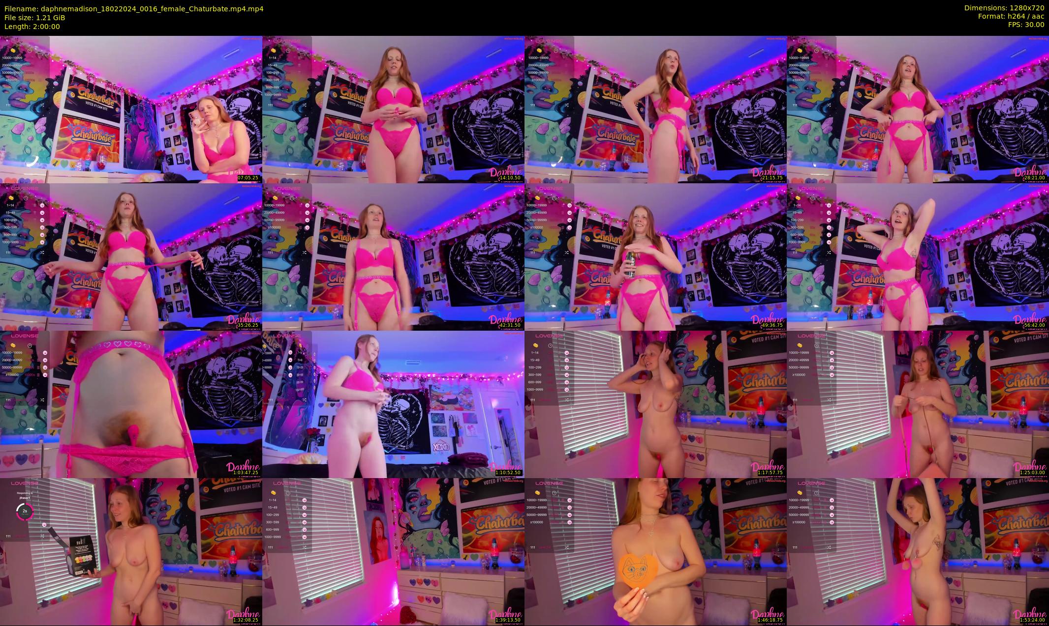daphnemadison — 120 minute Chaturbate couple cam show recording, 720p, Feb 18, 2024
