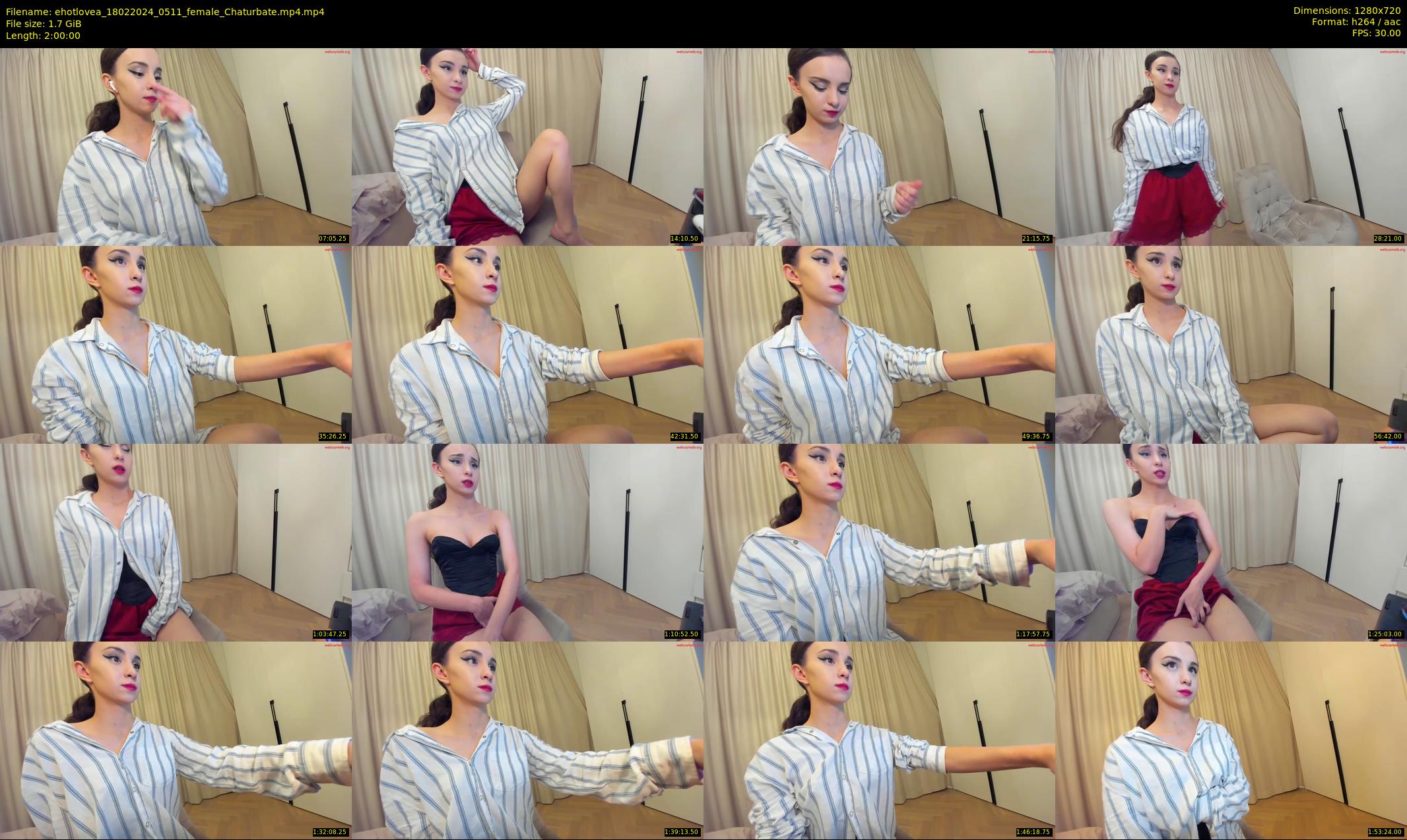 ehotlovea — 120 minute Chaturbate female cam show recording, 720p, Feb 18, 2024