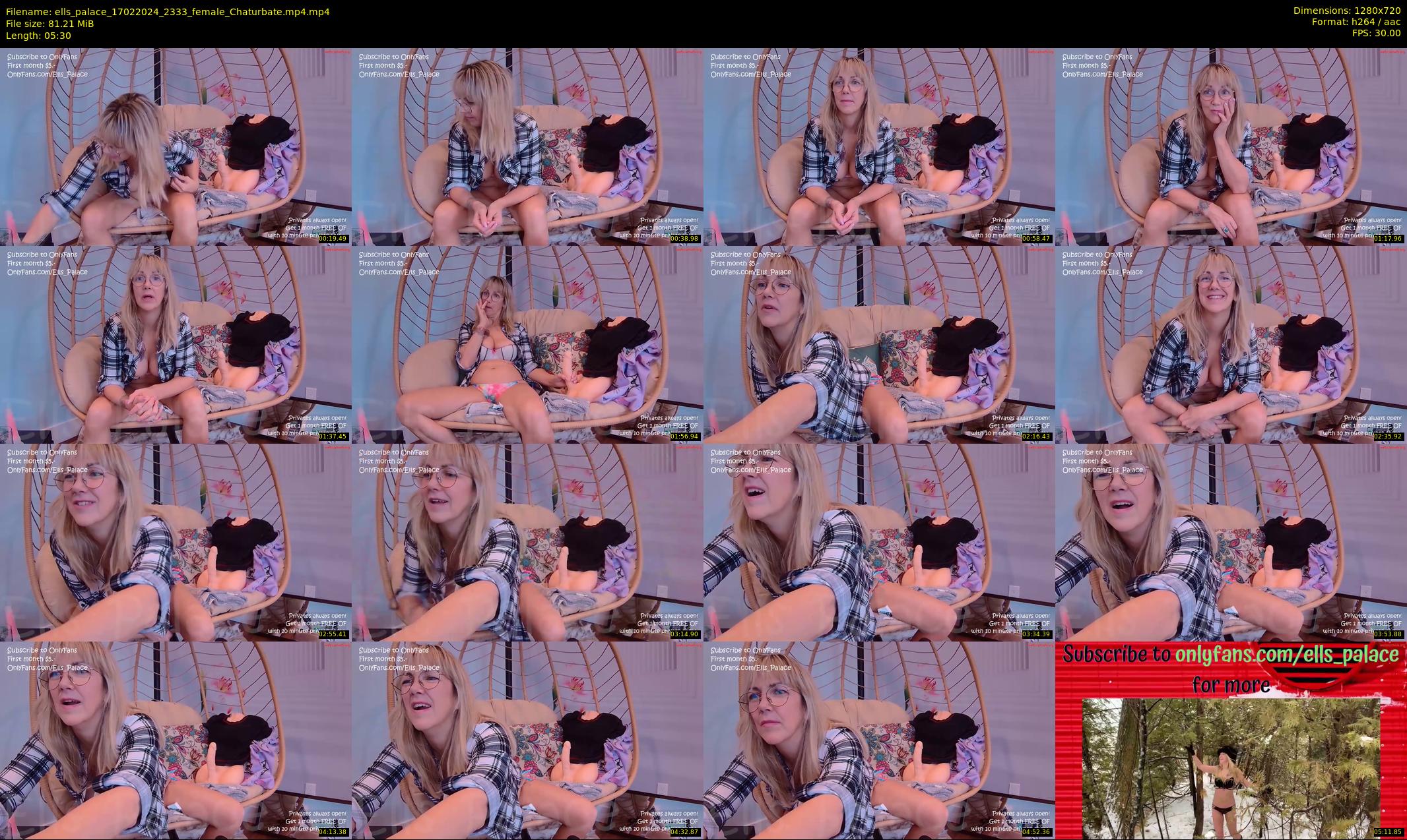 ells_palace — 6 minute Chaturbate female cam show recording, 720p, Feb 17, 2024