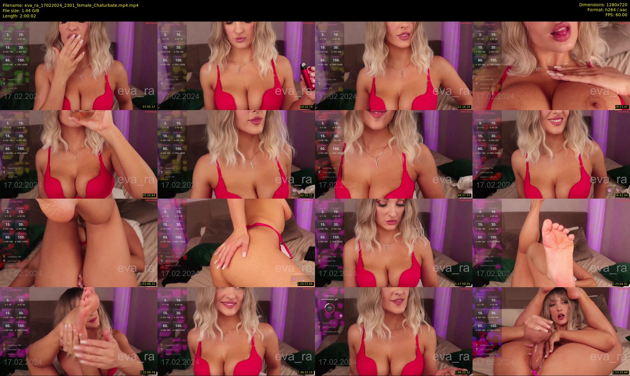eva_ra — 121 minute Chaturbate female cam show recording, 720p, Feb 17, 2024