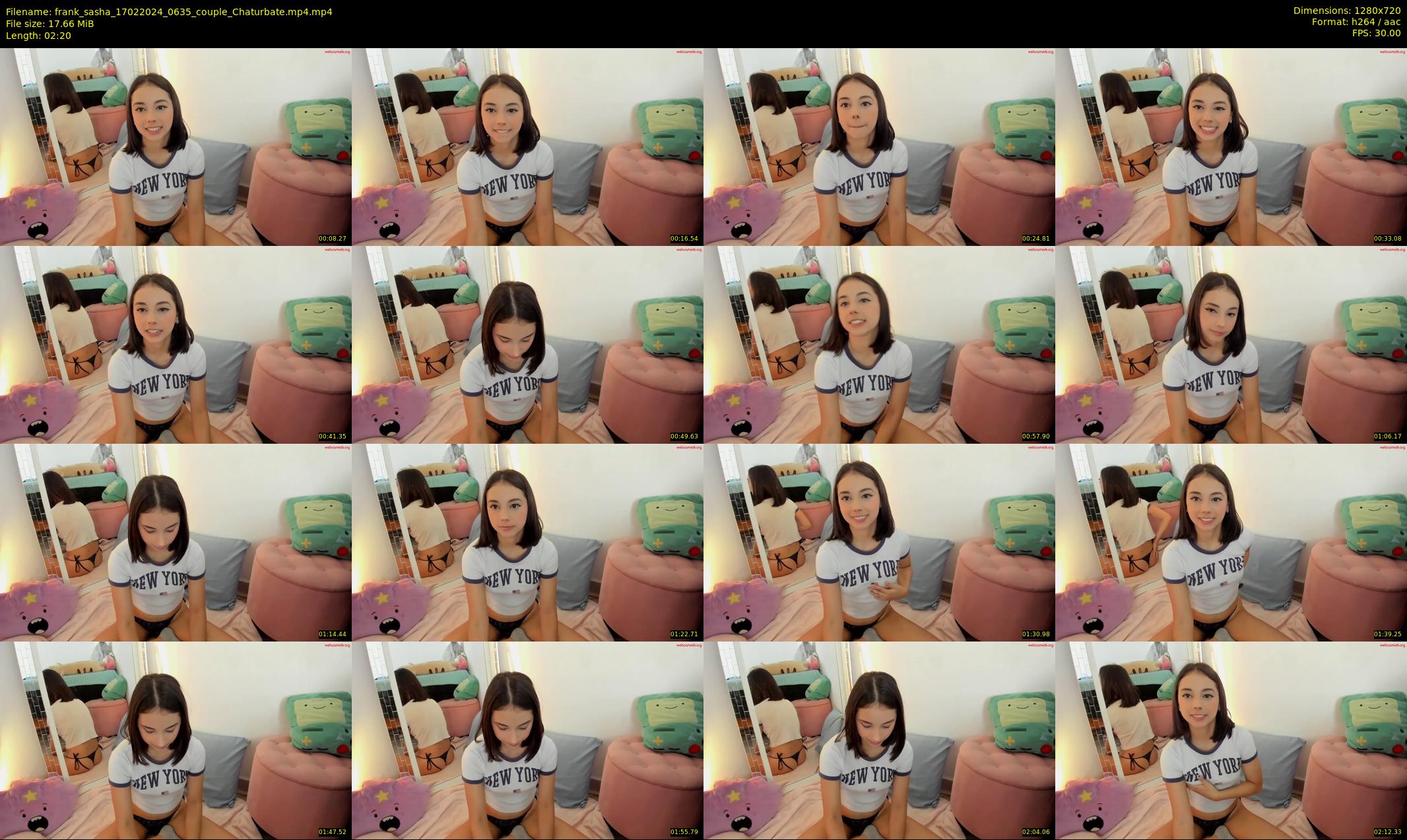 frank_sasha — 3 minute Chaturbate couple cam show recording, 720p, Feb 17, 2024