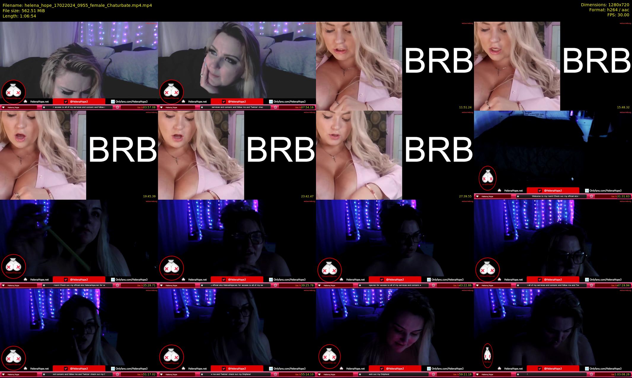 helena_hope — 67 minute Chaturbate female cam show recording, 720p, Feb 17, 2024