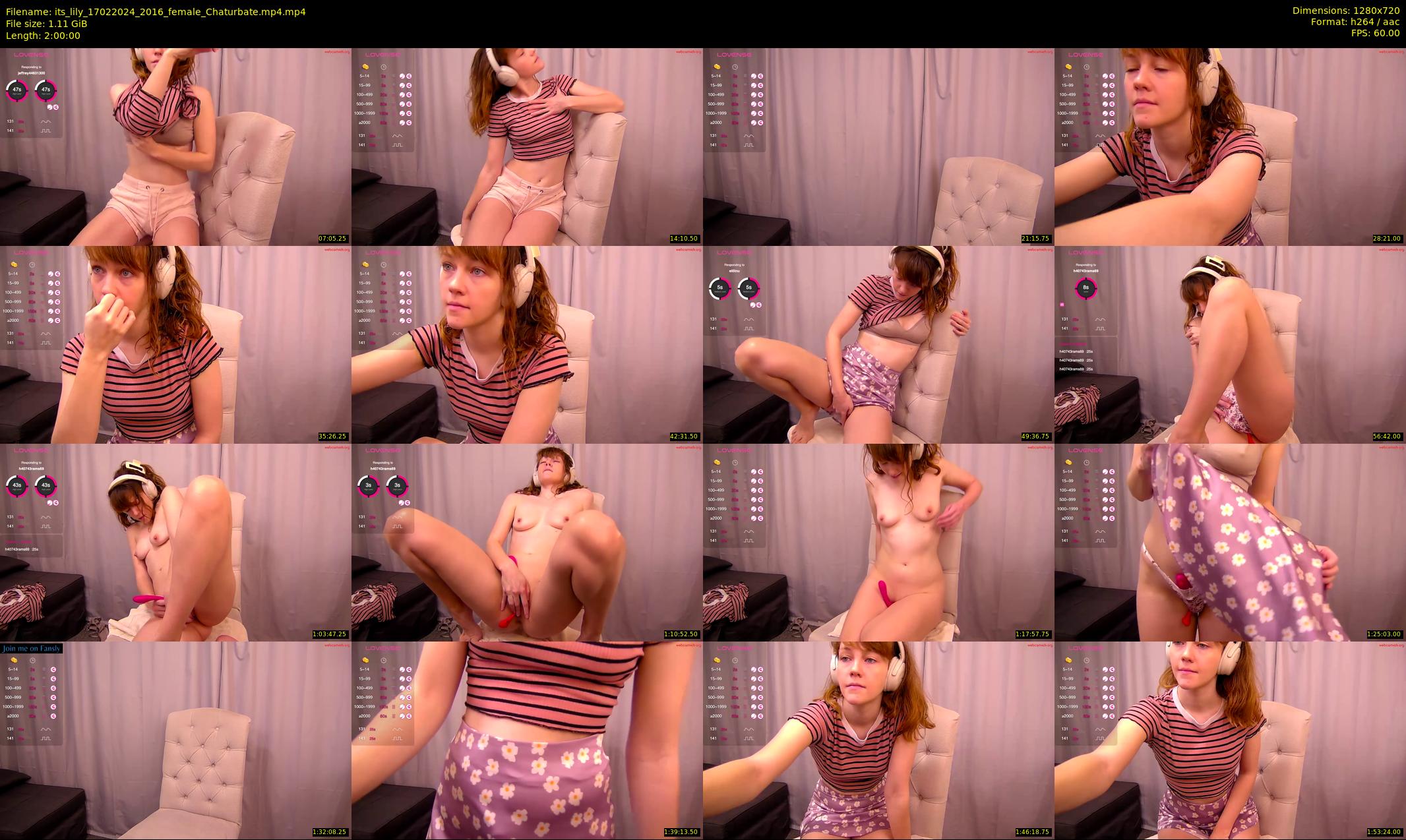 its_lily — 120 minute Chaturbate female cam show recording, 720p, Feb 17, 2024
