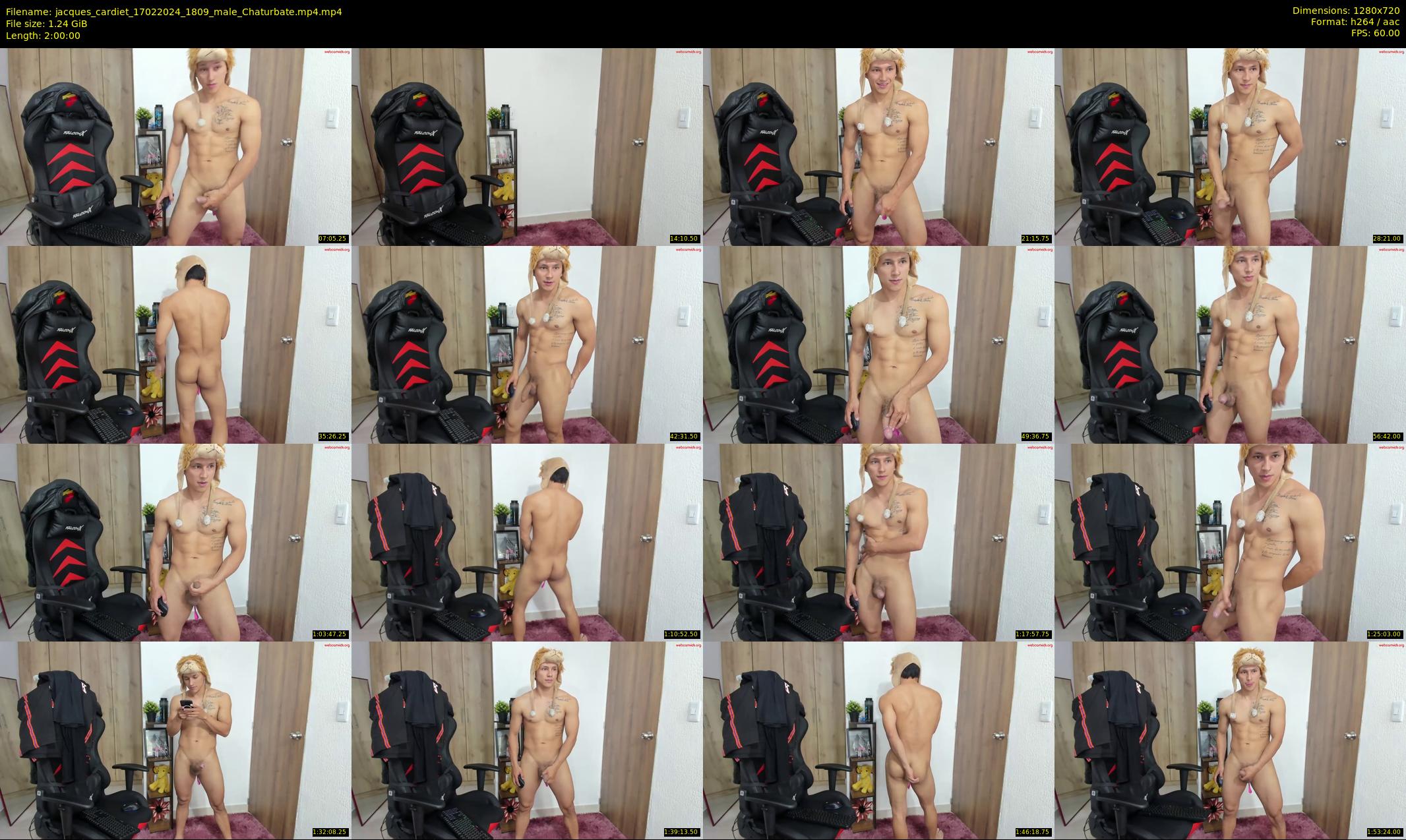 jacques_cardiet — 120 minute Chaturbate male cam show recording, 720p, Feb 17, 2024