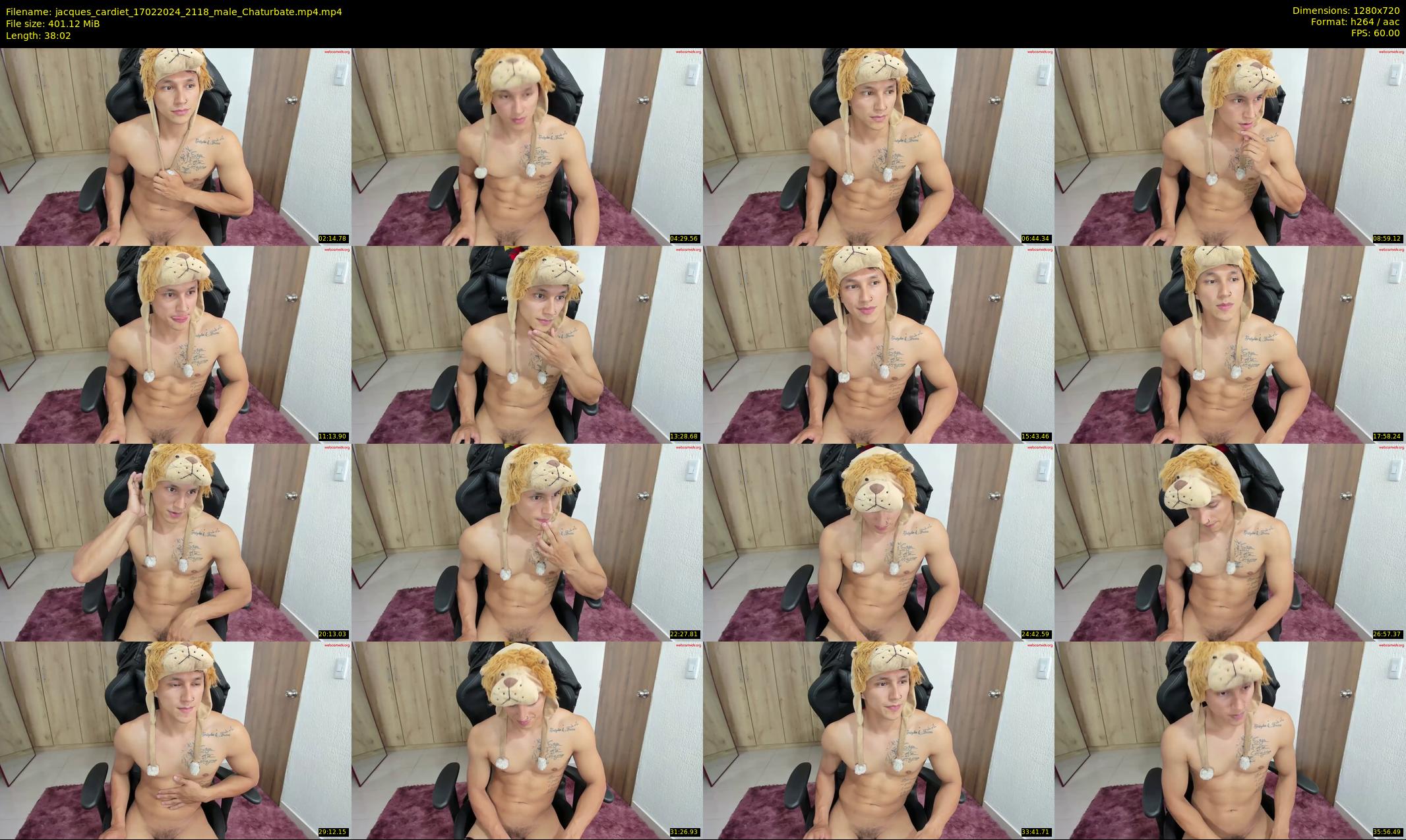 jacques_cardiet — 39 minute Chaturbate male cam show recording, 720p, Feb 17, 2024
