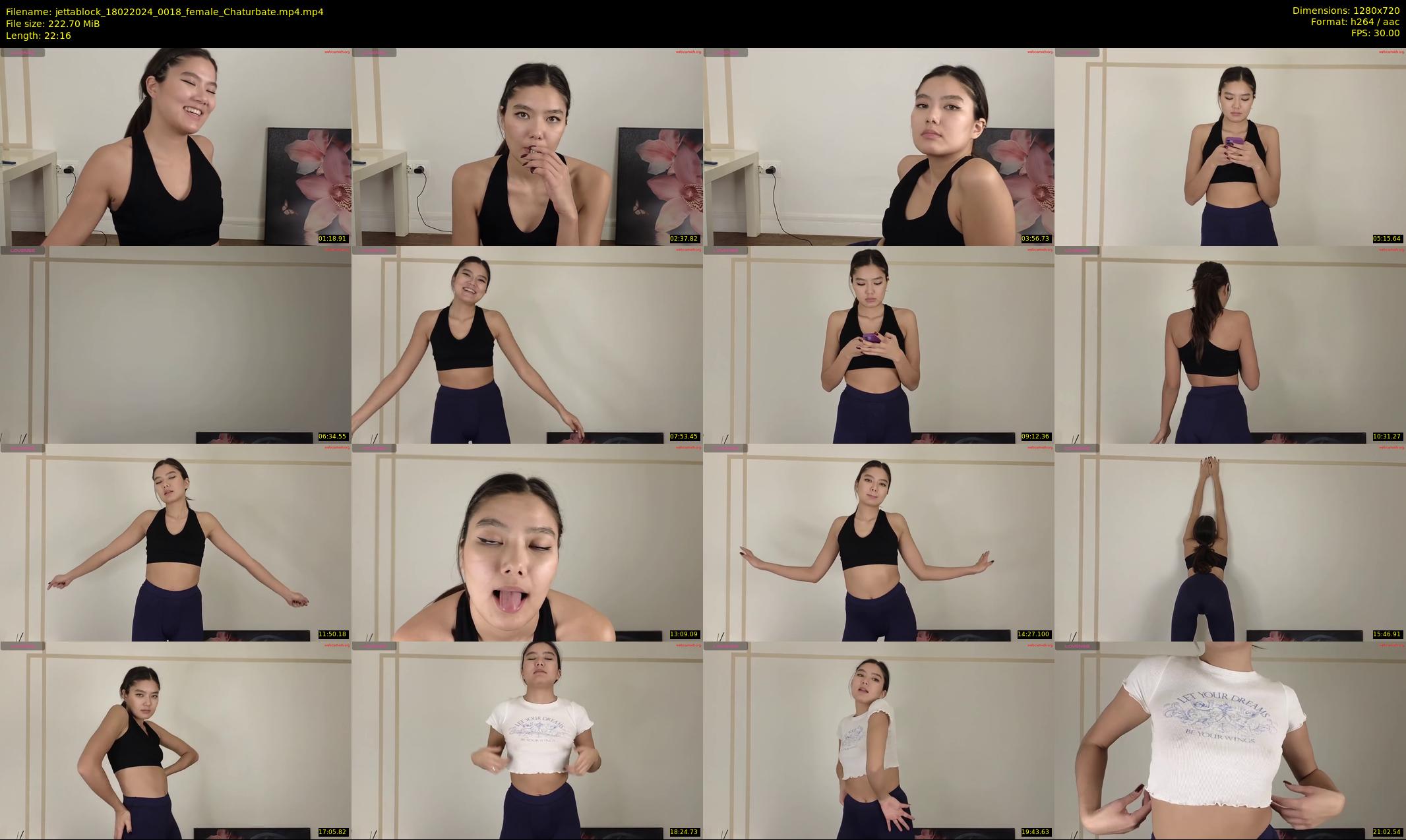 jettablock — 23 minute Chaturbate female cam show recording, 720p, Feb 18, 2024