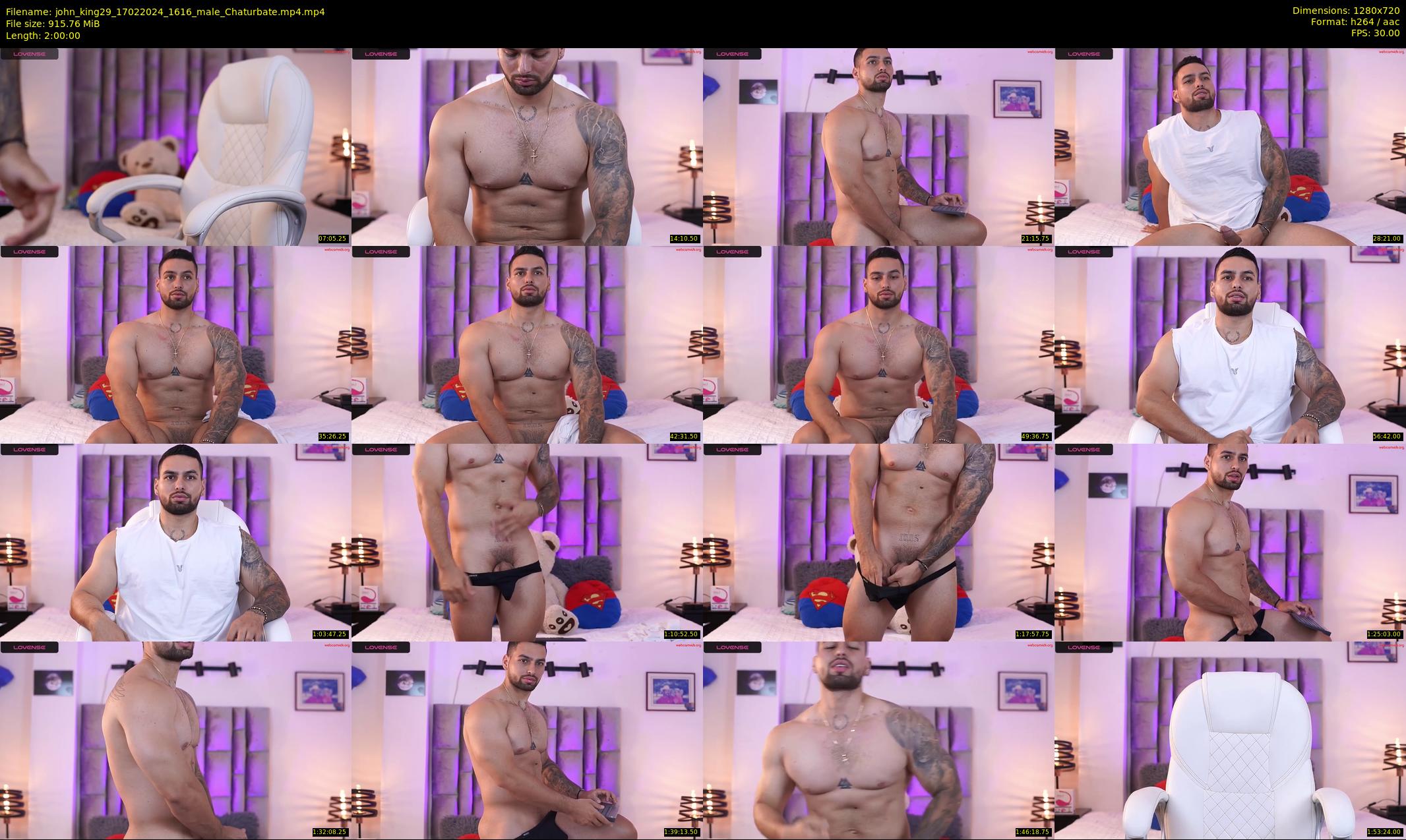 john_king29 — 120 minute Chaturbate male cam show recording, 720p, Feb 17, 2024
