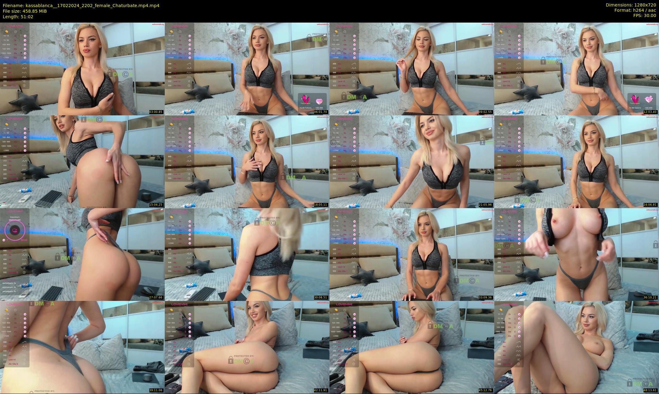 kassablanca_ — 52 minute Chaturbate female cam show recording, 720p, Feb 17, 2024