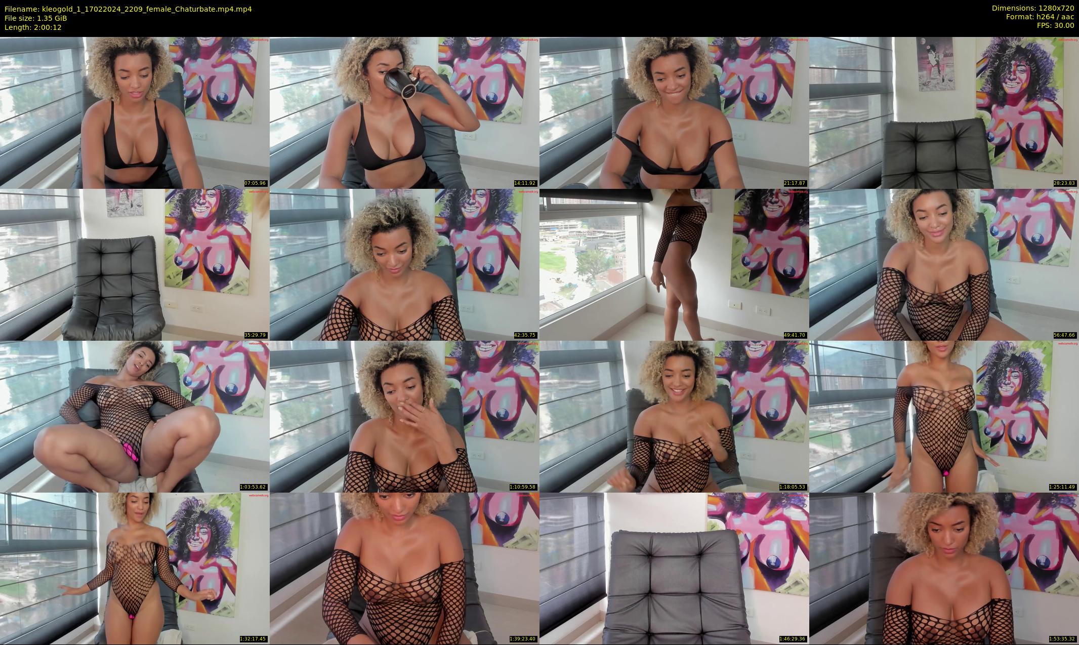kleogold_1 — 121 minute Chaturbate female cam show recording, 720p, Feb 17, 2024