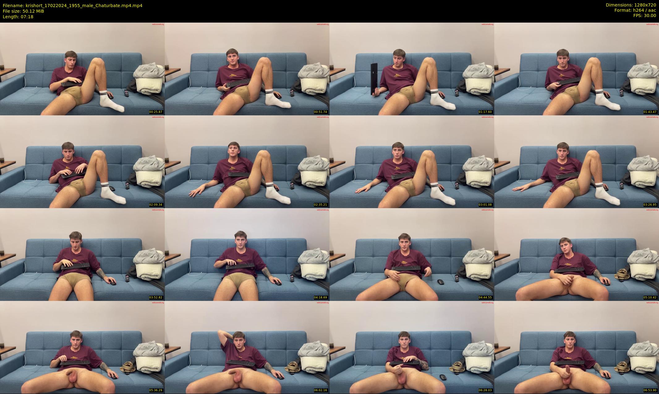 krishort — 8 minute Chaturbate male cam show recording, 720p, Feb 17, 2024