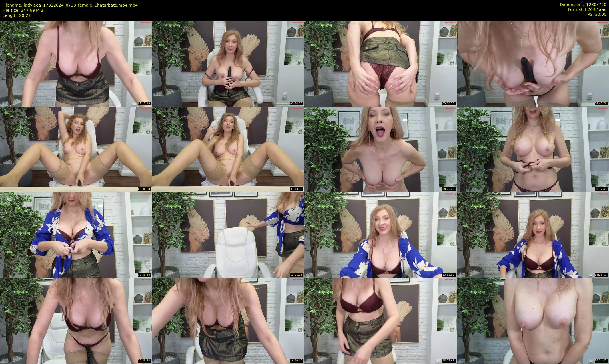 ladyleea — 21 minute Chaturbate female cam show recording, 720p, Feb 17, 2024