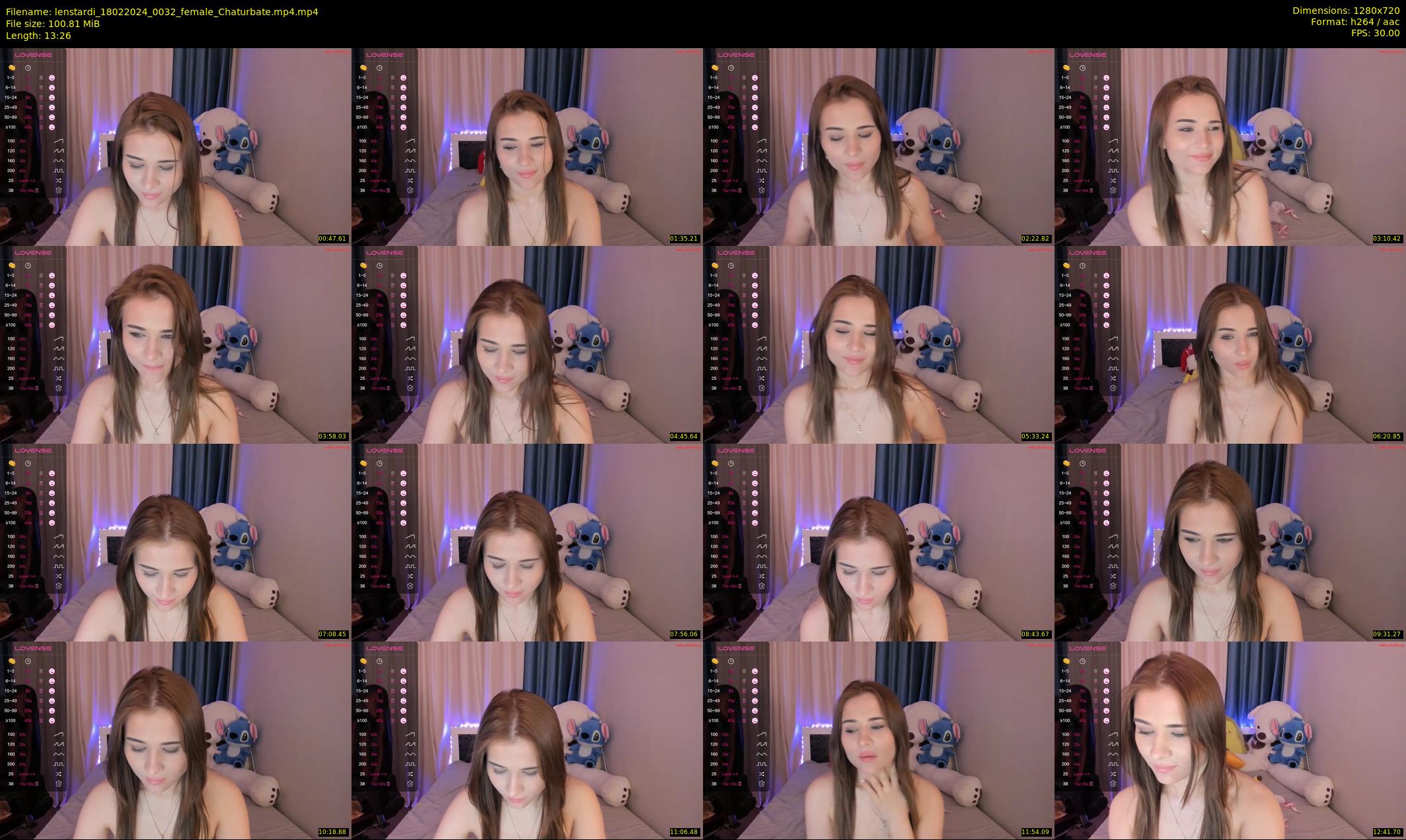 lenstardi — 14 minute Chaturbate female cam show recording, 720p, Feb 18, 2024