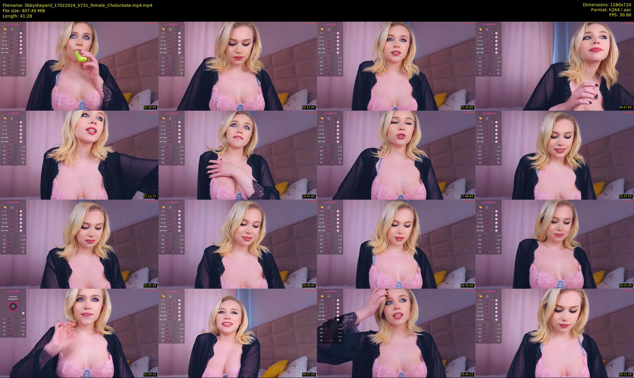libbyshepard — 42 minute Chaturbate female cam show recording, 720p, Feb 17, 2024