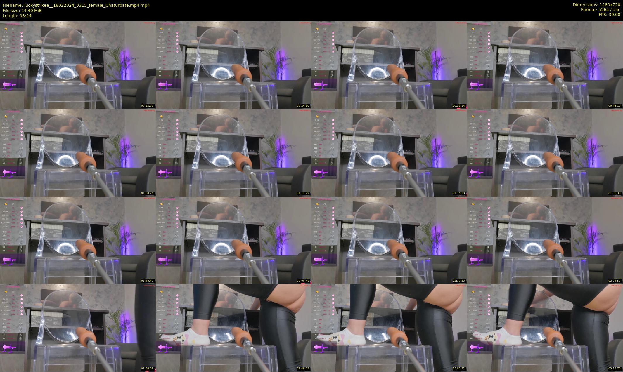 luckystrikee_ — 4 minute Chaturbate female cam show recording, 720p, Feb 18, 2024