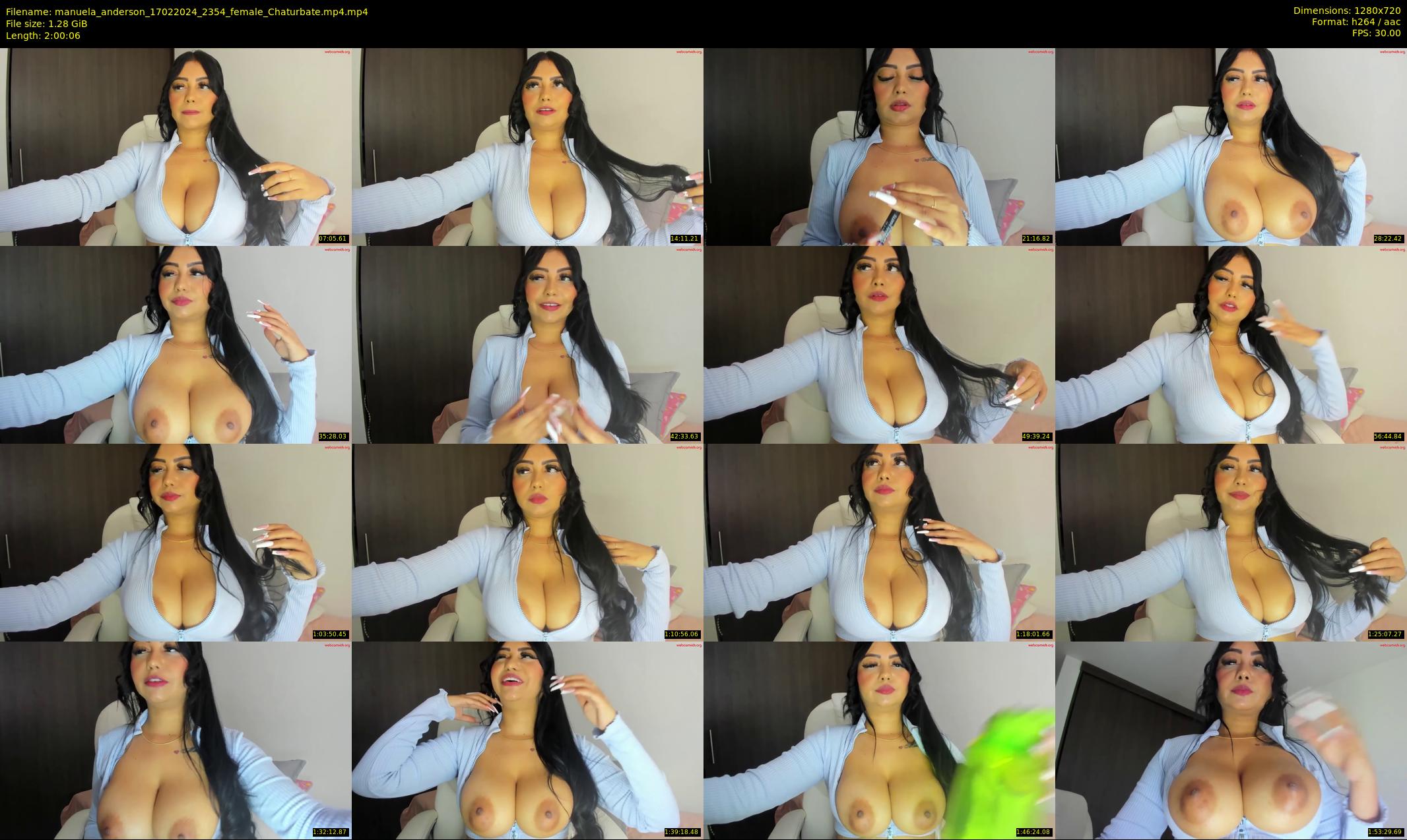 manuela_anderson — 121 minute Chaturbate female cam show recording, 720p, Feb 17, 2024