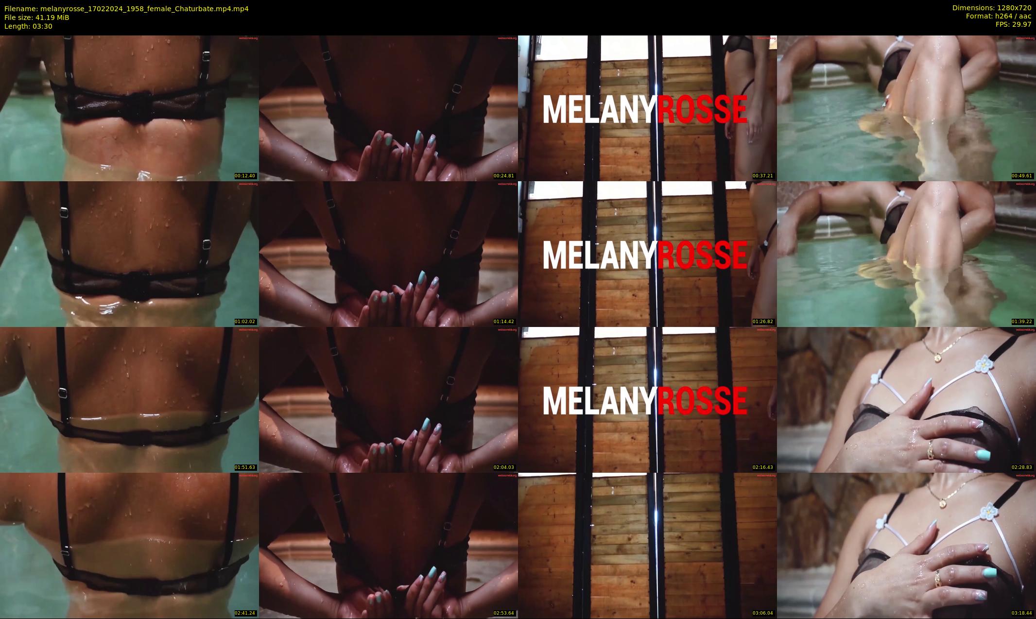 melanyrosse — 4 minute Chaturbate female cam show recording, 720p, Feb 17, 2024