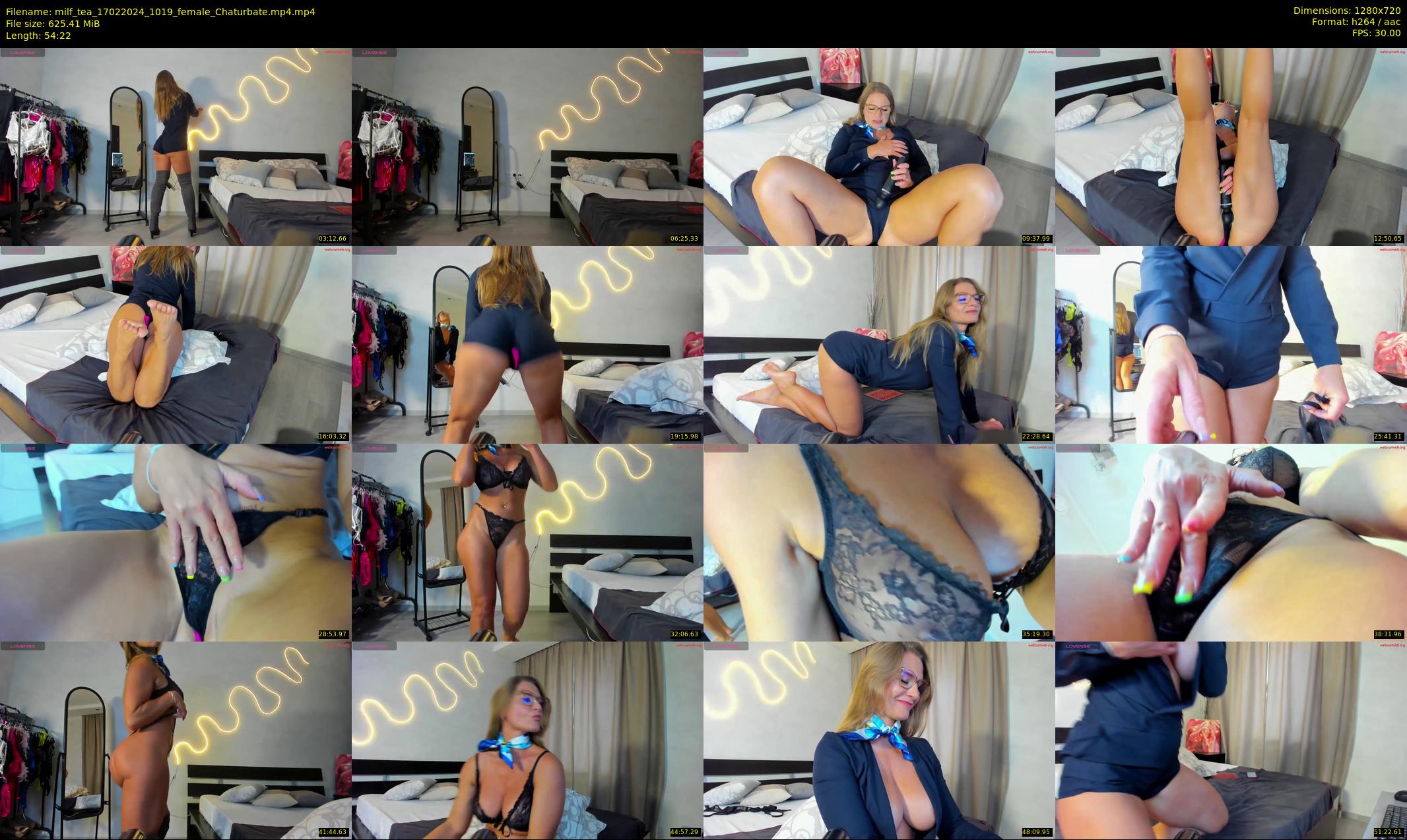 milf_tea — 55 minute Chaturbate female cam show recording, 720p, Feb 17, 2024