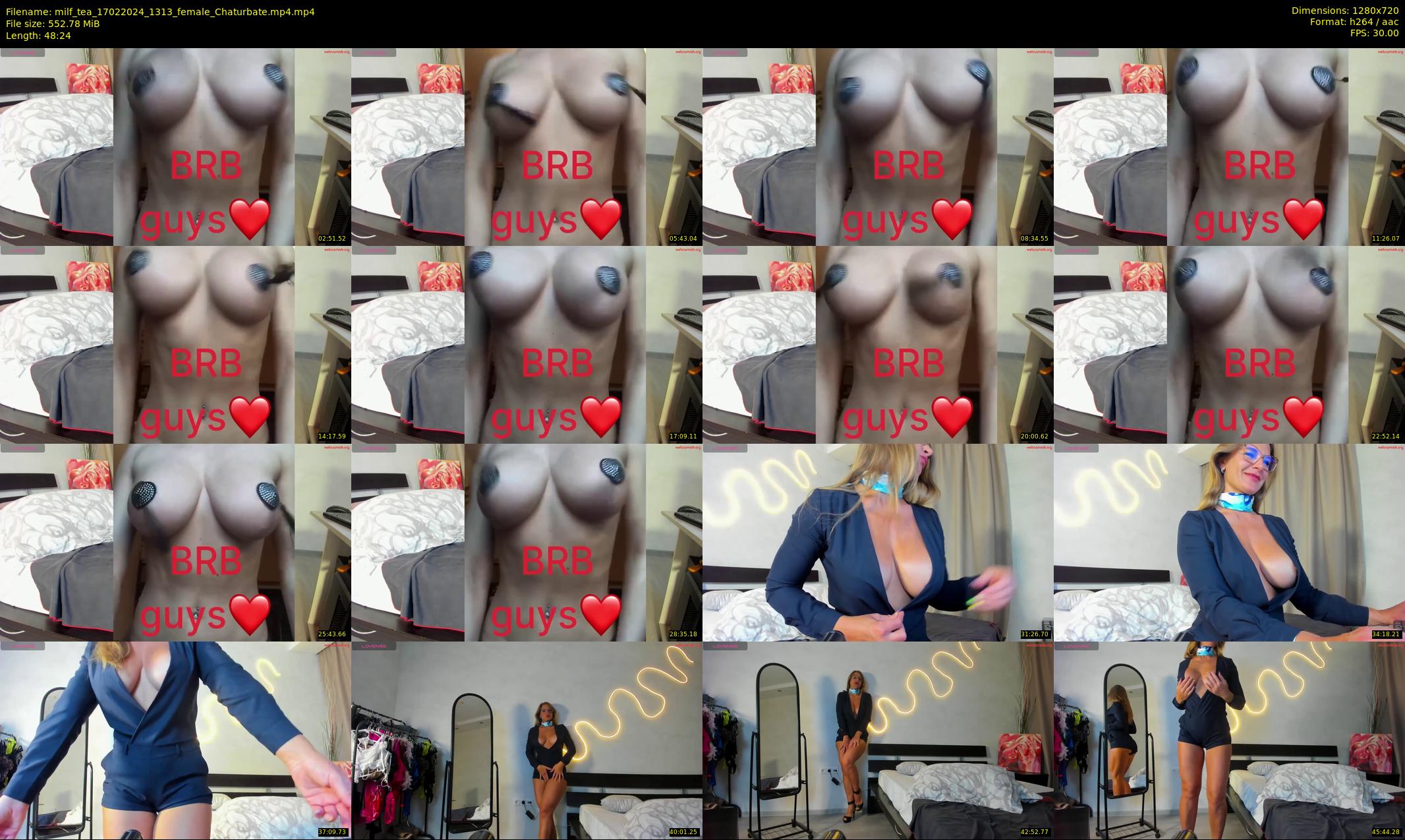 milf_tea — 49 minute Chaturbate female cam show recording, 720p, Feb 17, 2024