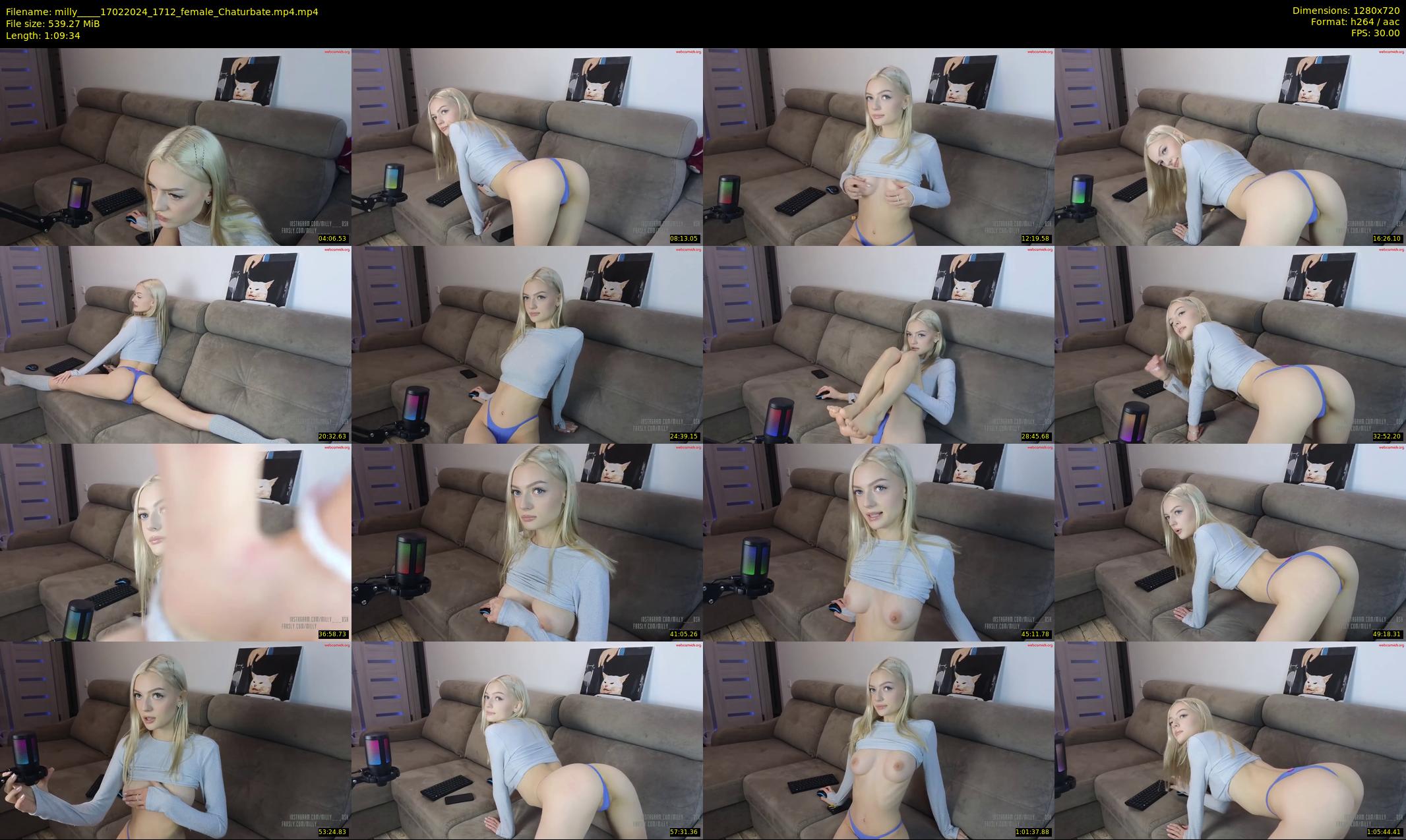 milly____ — 70 minute Chaturbate couple cam show recording, 720p, Feb 17, 2024