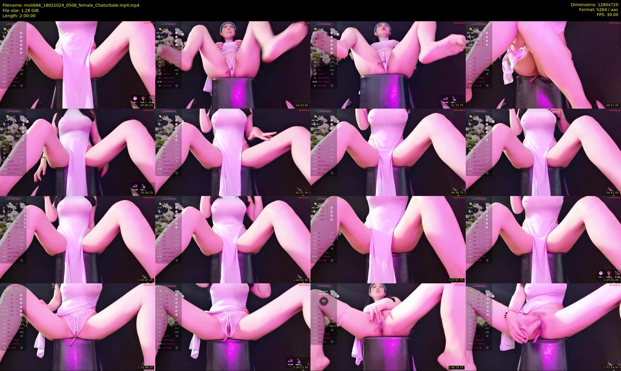 moli666 — 120 minute Chaturbate female cam show recording, 720p, Feb 18, 2024