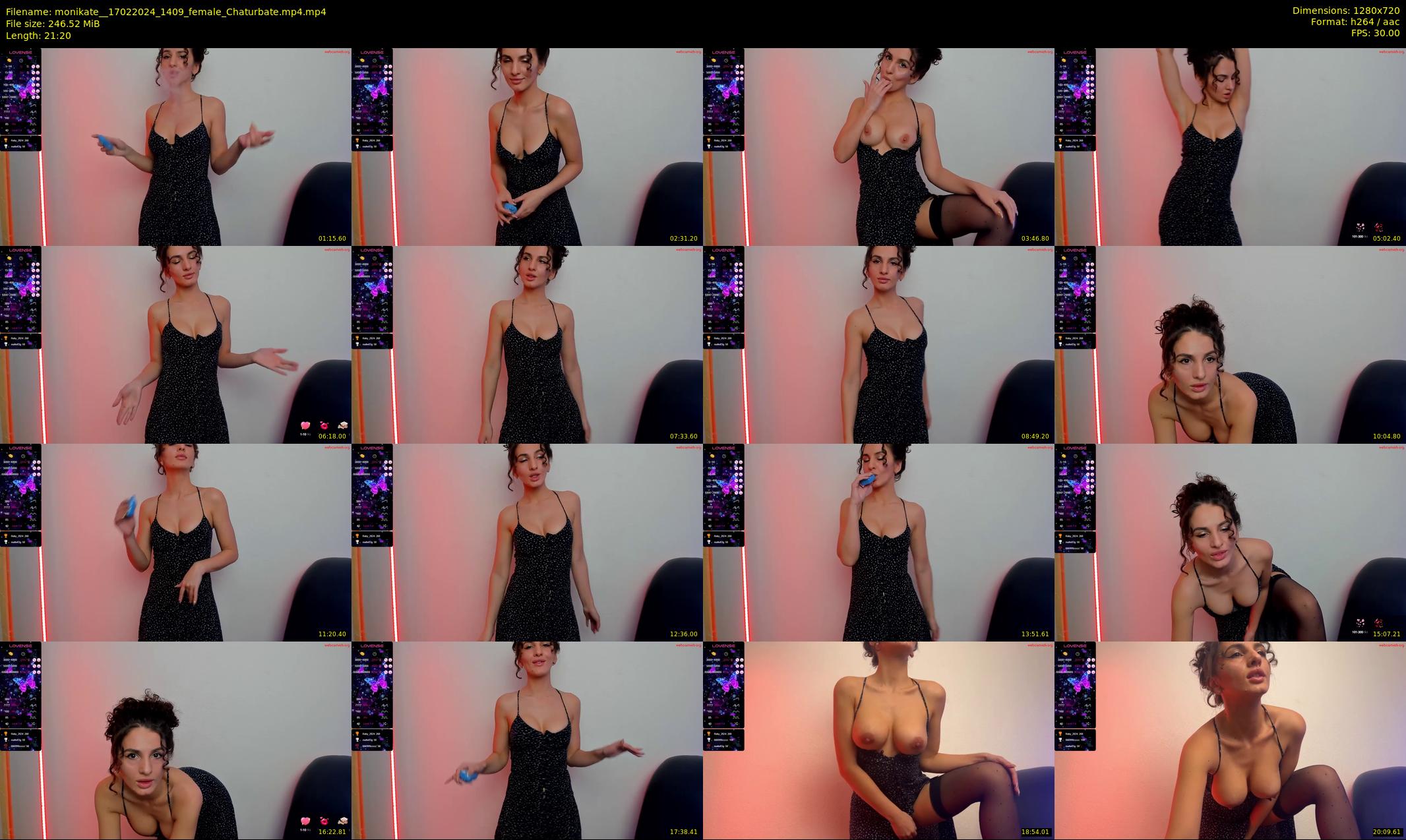 monikate_ — 22 minute Chaturbate couple cam show recording, 720p, Feb 17, 2024