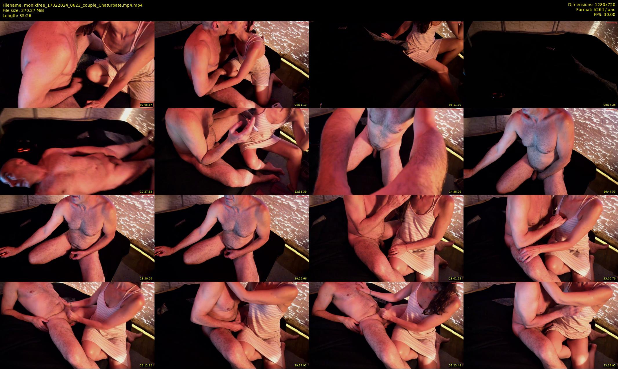 monikfree — 36 minute Chaturbate couple cam show recording, 720p, Feb 17, 2024