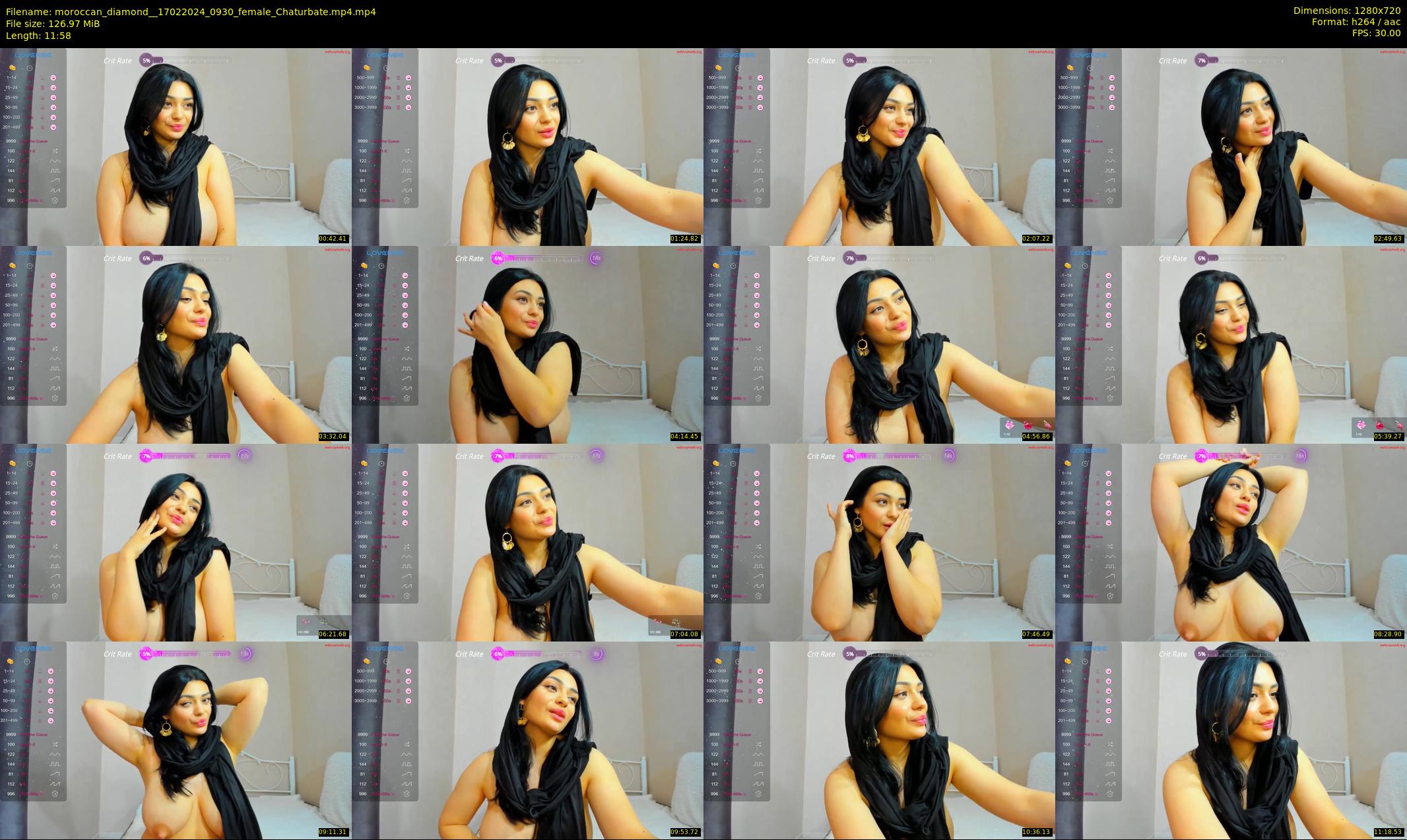 moroccan_diamond_ — 12 minute Chaturbate female cam show recording, 720p, Feb 17, 2024