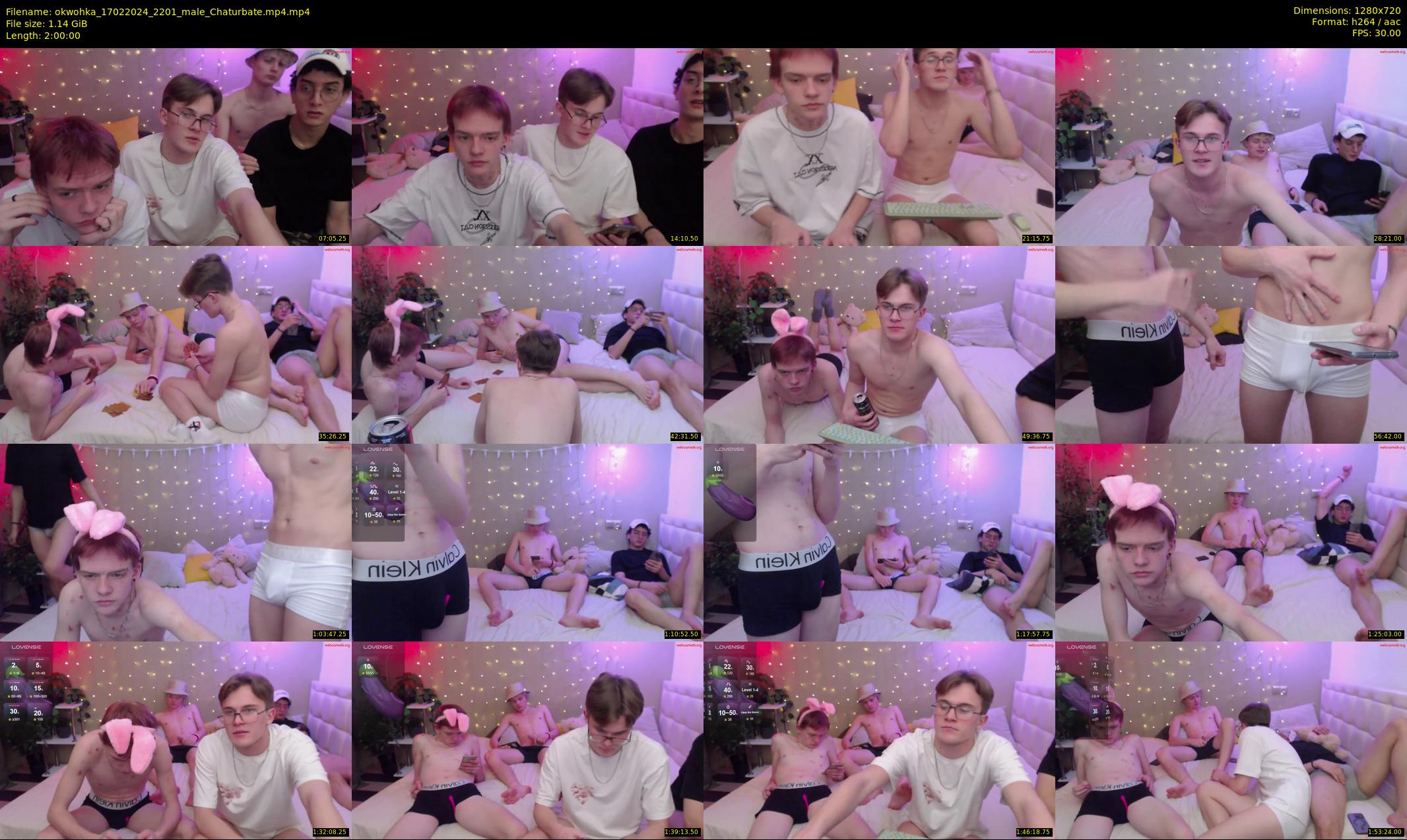 okwohka — 120 minute Chaturbate couple cam show recording, 720p, Feb 17, 2024