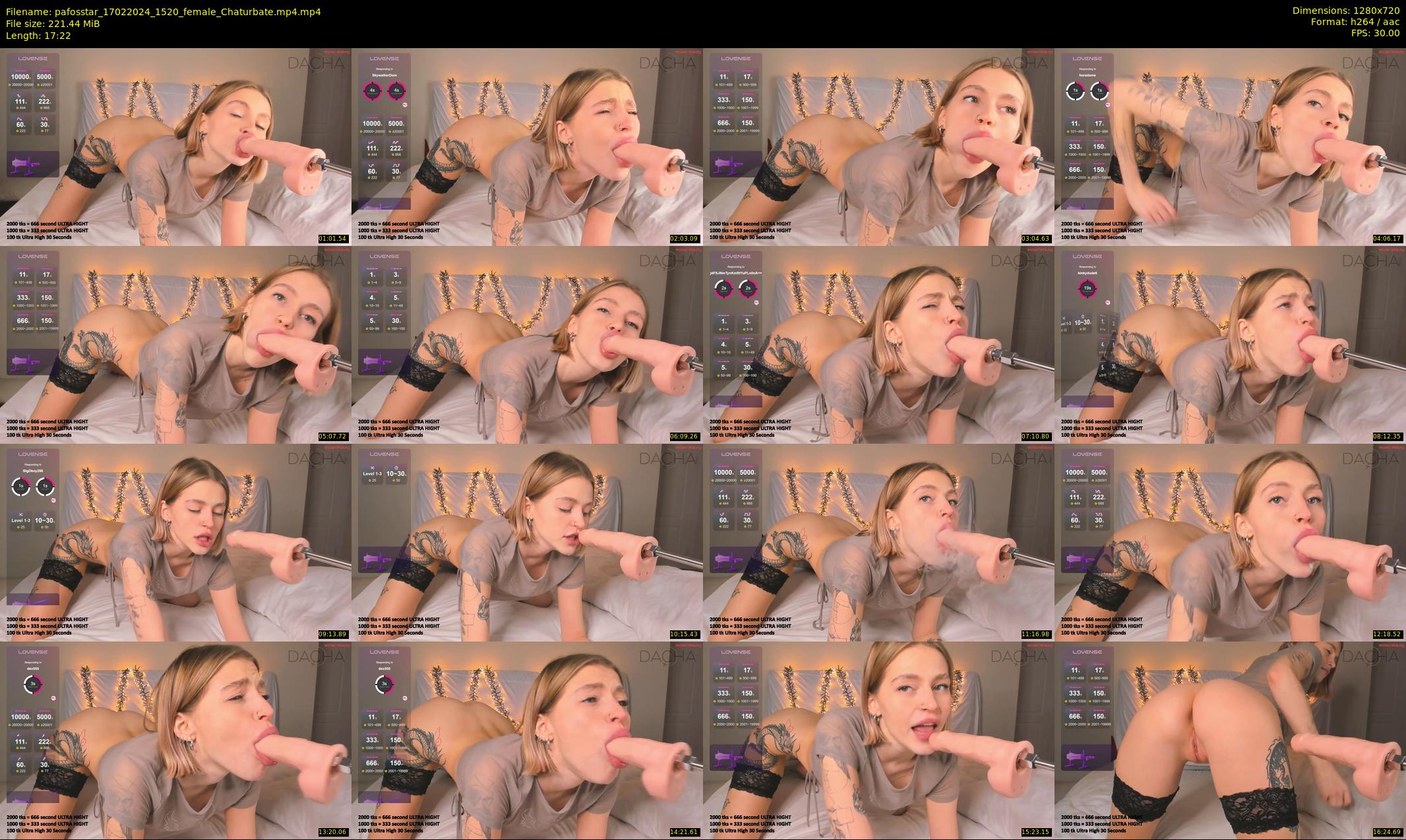 pafosstar — 18 minute Chaturbate female cam show recording, 720p, Feb 17, 2024