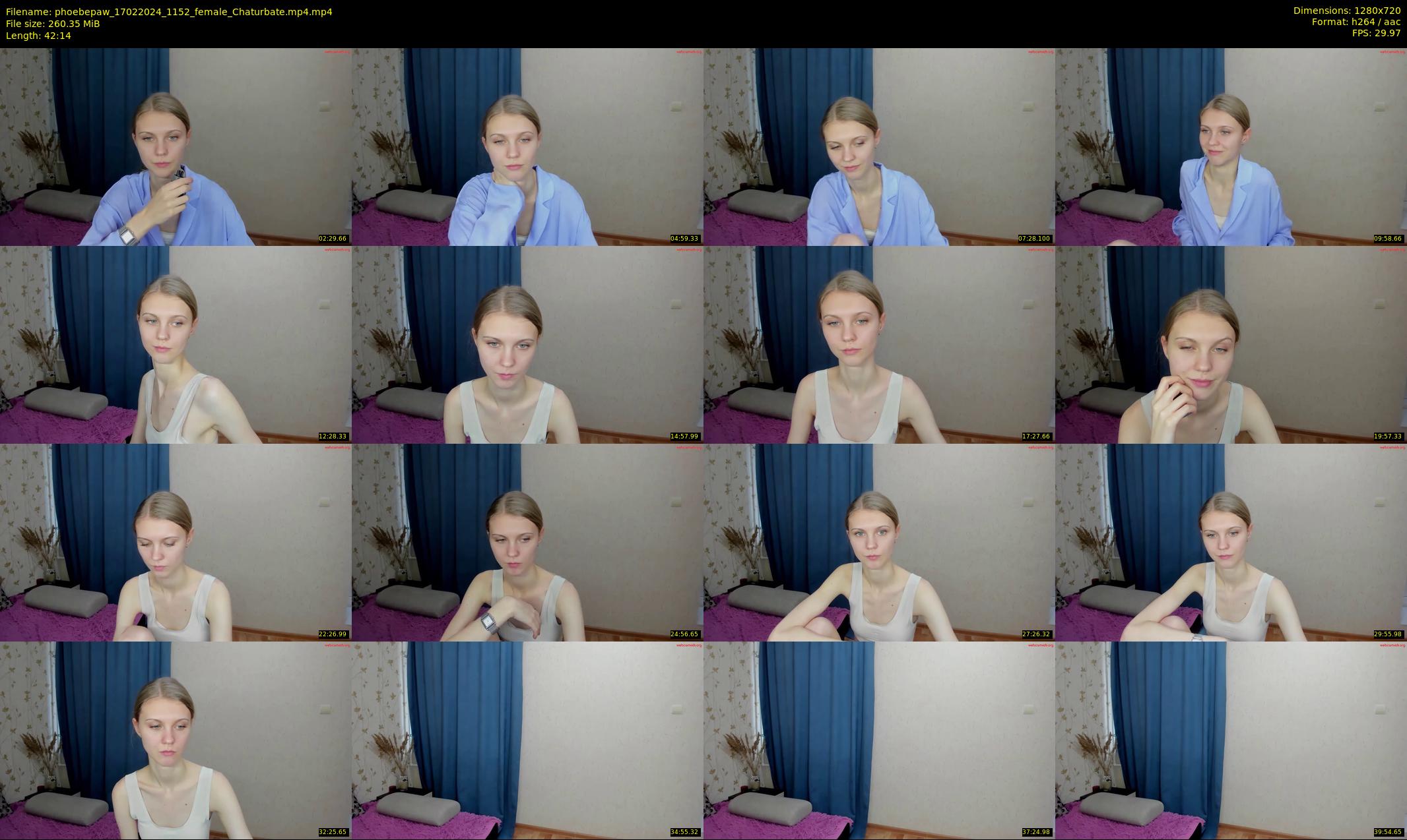 phoebepaw — 43 minute Chaturbate female cam show recording, 720p, Feb 17, 2024