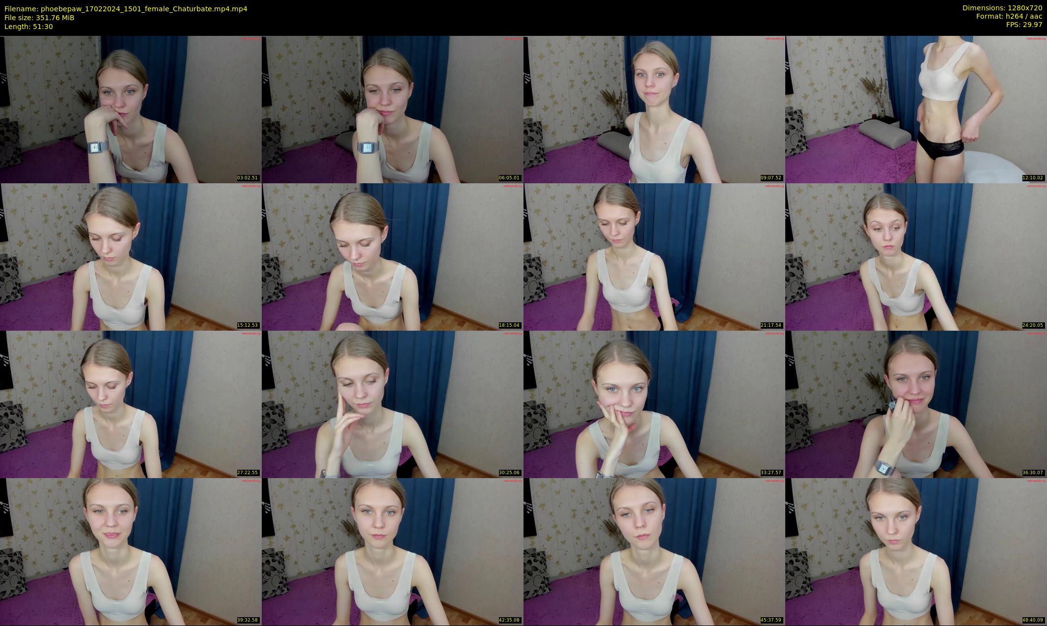 phoebepaw — 52 minute Chaturbate female cam show recording, 720p, Feb 17, 2024